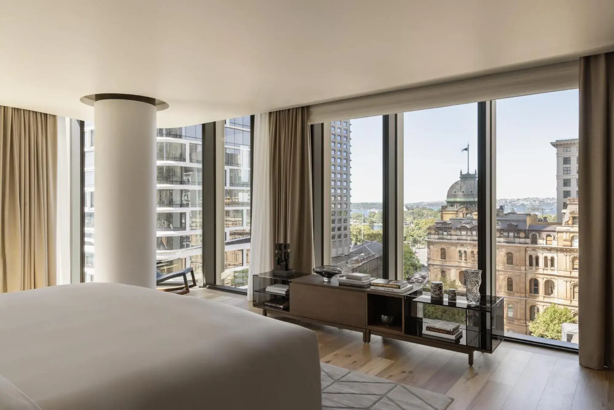 View (from property/room), Bed in Capella Sydney View (from property/room), Bed in Capella Sydney