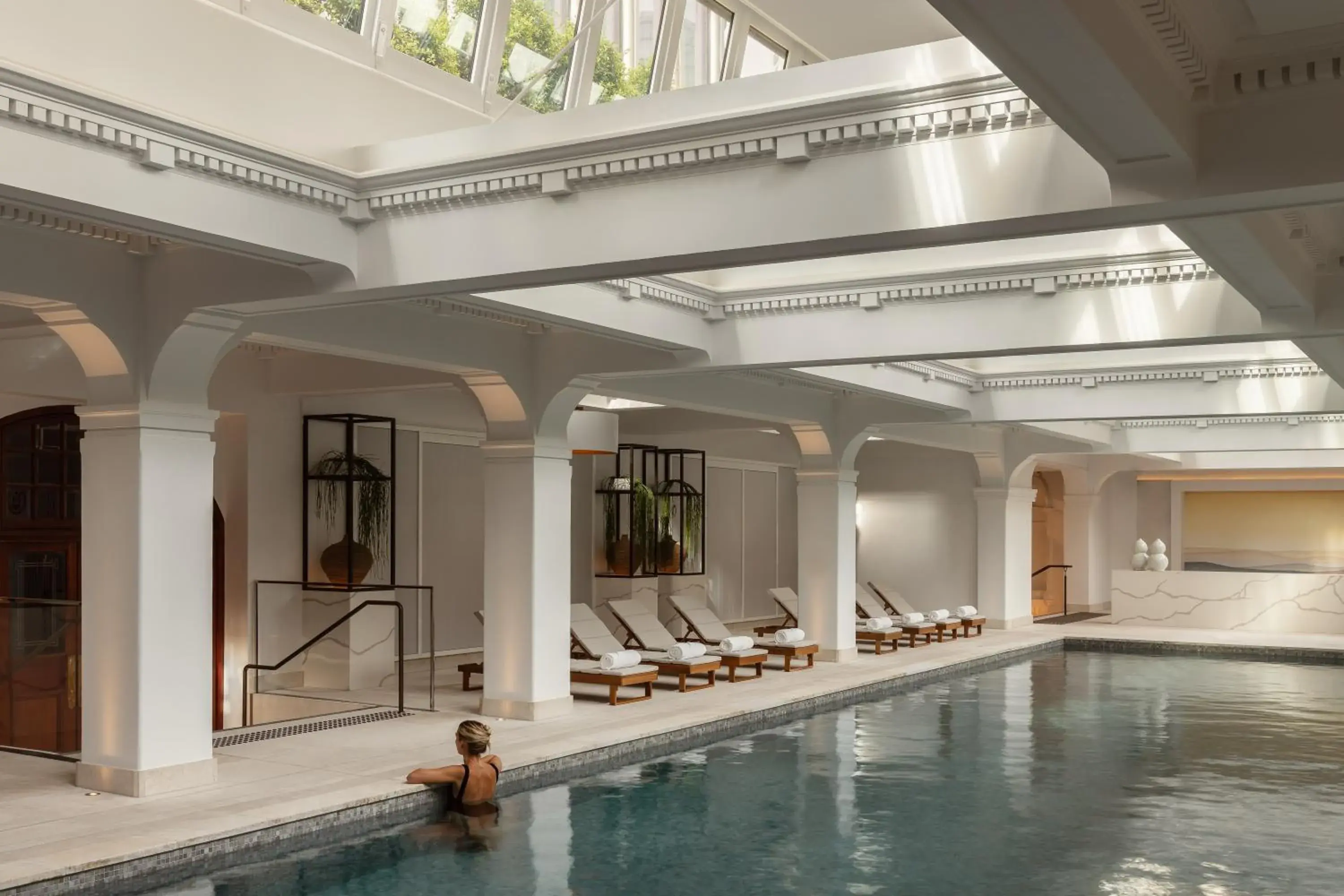 Swimming pool in Capella Sydney Swimming pool in Capella Sydney