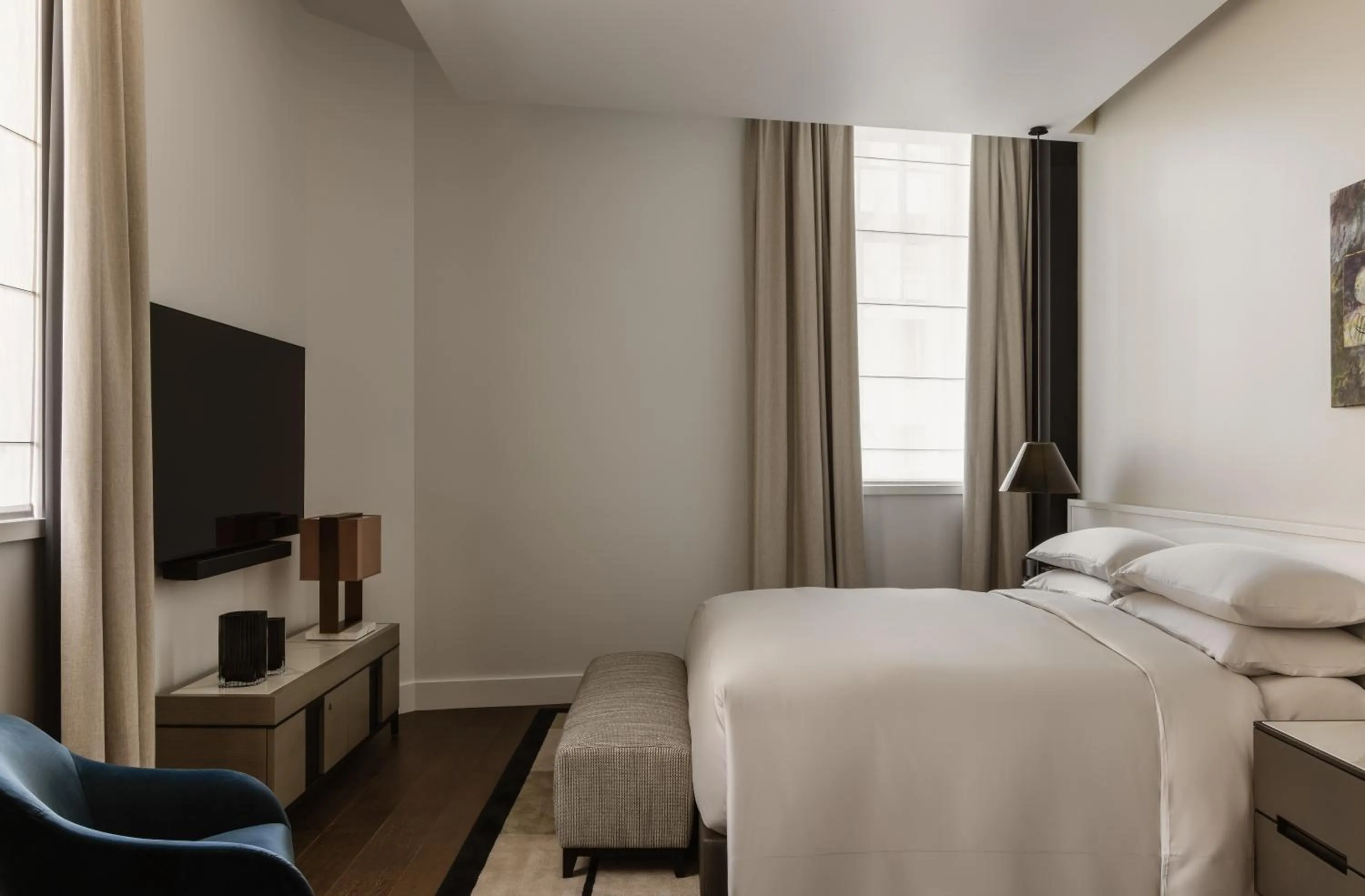 Bedroom, Bed in Capella Sydney