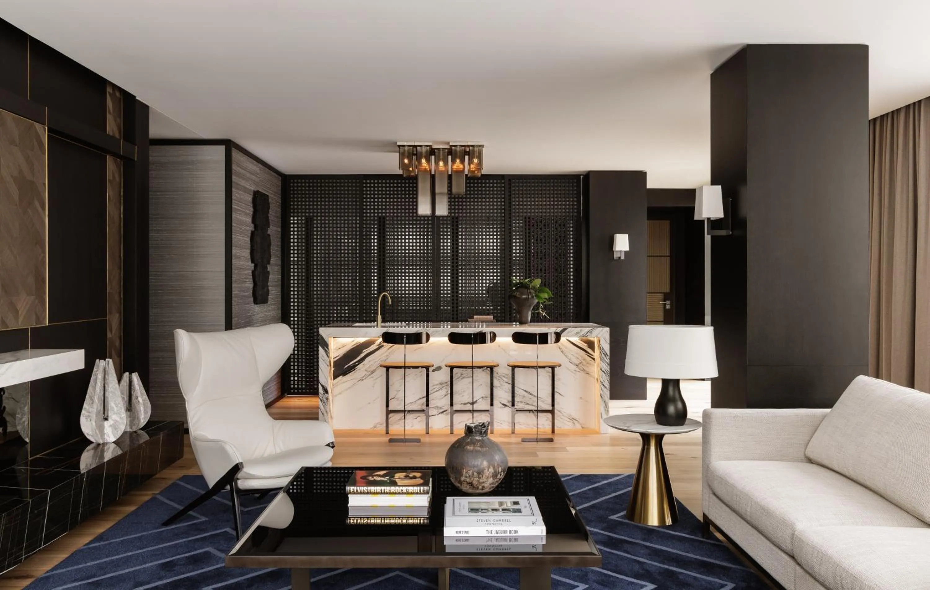 Living room in Capella Sydney