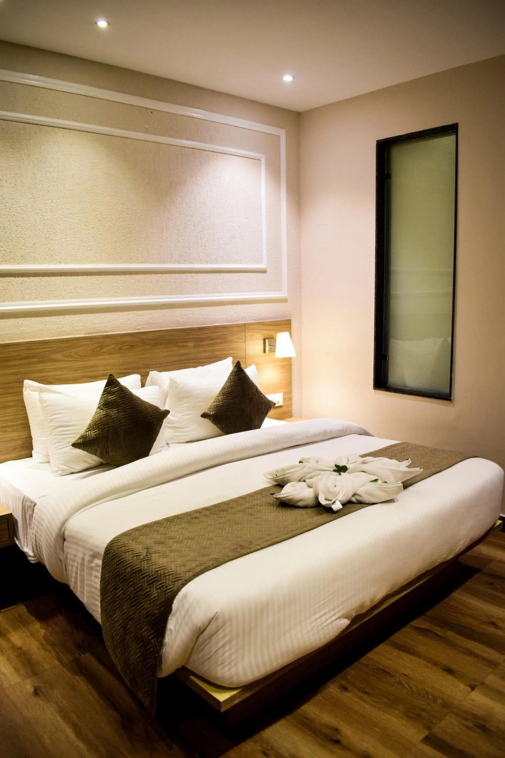 Bed in Pride Hotel And Resort Rishikesh