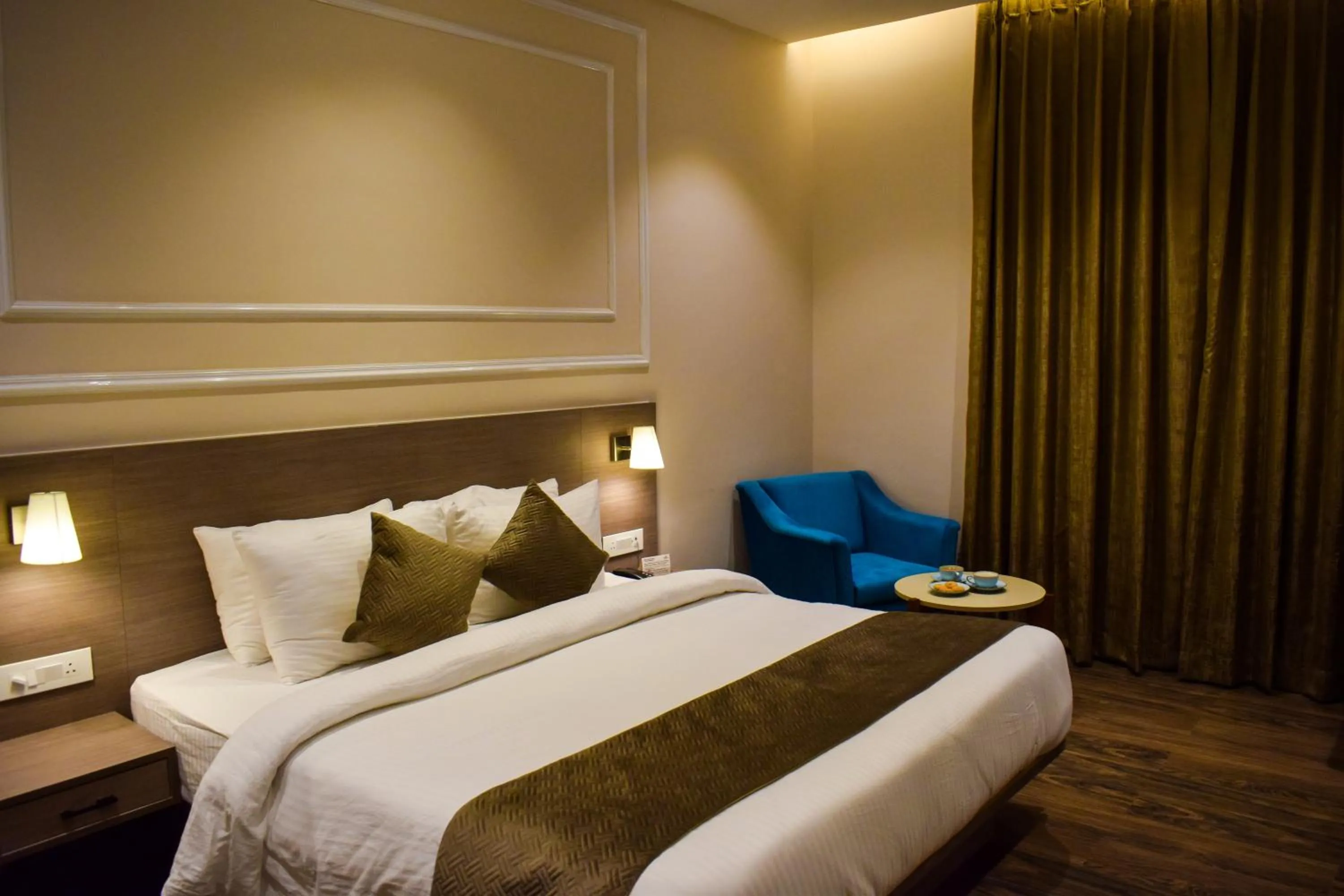 Bed in Pride Hotel And Resort Rishikesh