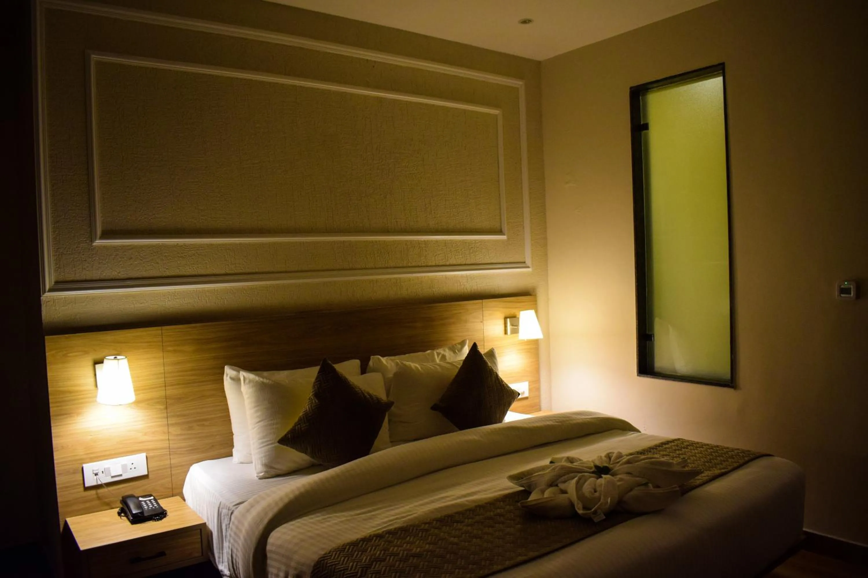 Bed in Pride Hotel And Resort Rishikesh