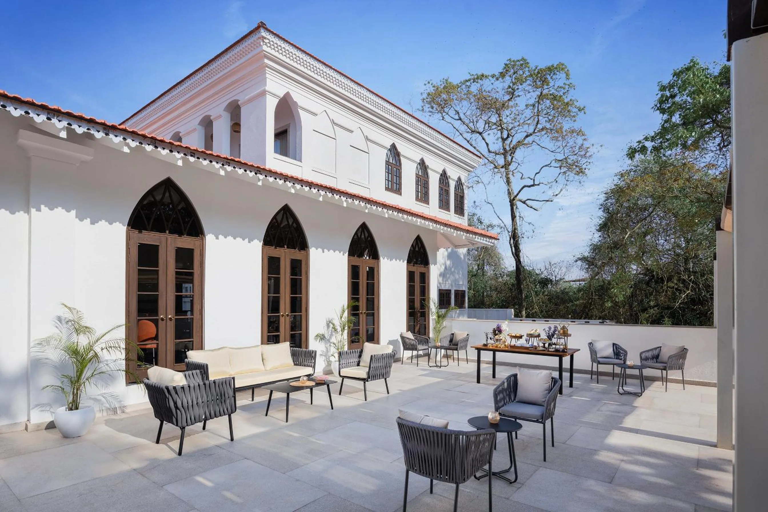 Patio in The Yellow House, Goa - IHCL SeleQtions