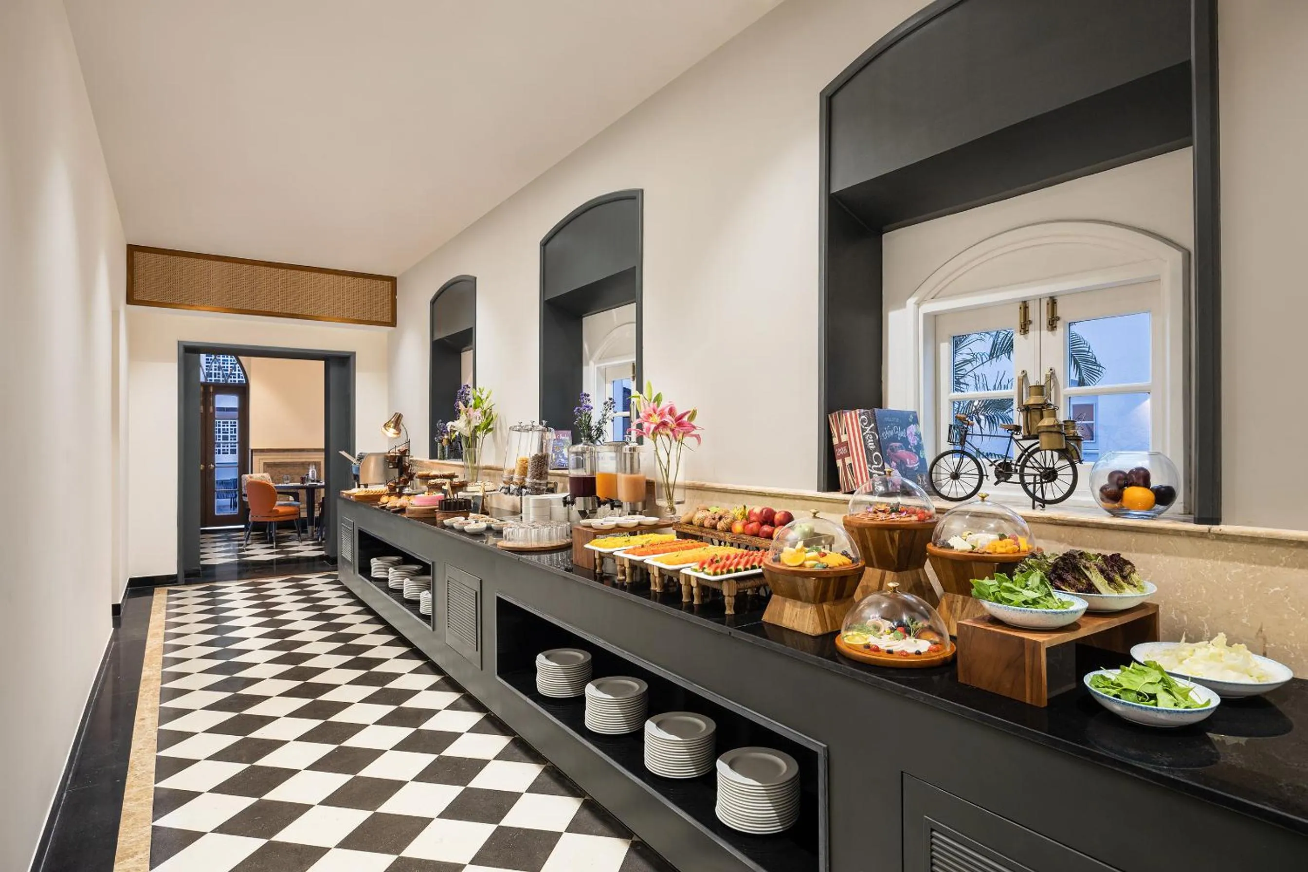 Buffet breakfast in The Yellow House, Goa - IHCL SeleQtions