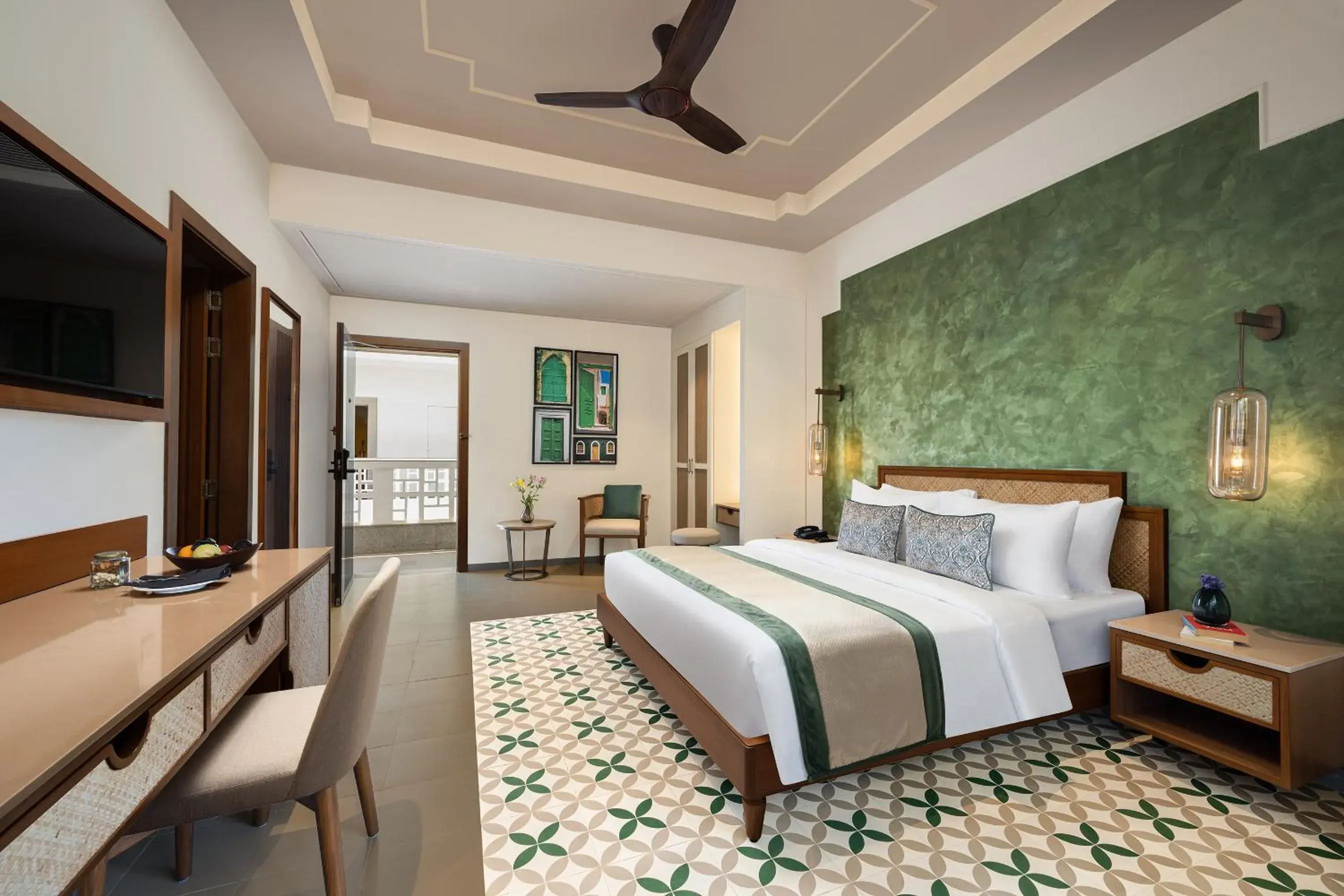 Bedroom, Bed in The Yellow House, Goa - IHCL SeleQtions Bedroom, Bed in The Yellow House, Goa - IHCL SeleQtions