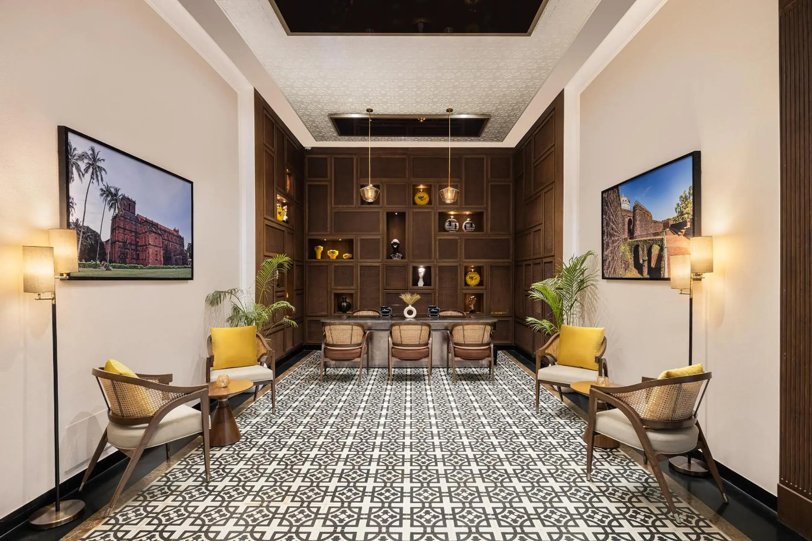Lobby or reception in The Yellow House, Goa - IHCL SeleQtions Lobby or reception in The Yellow House, Goa - IHCL SeleQtions