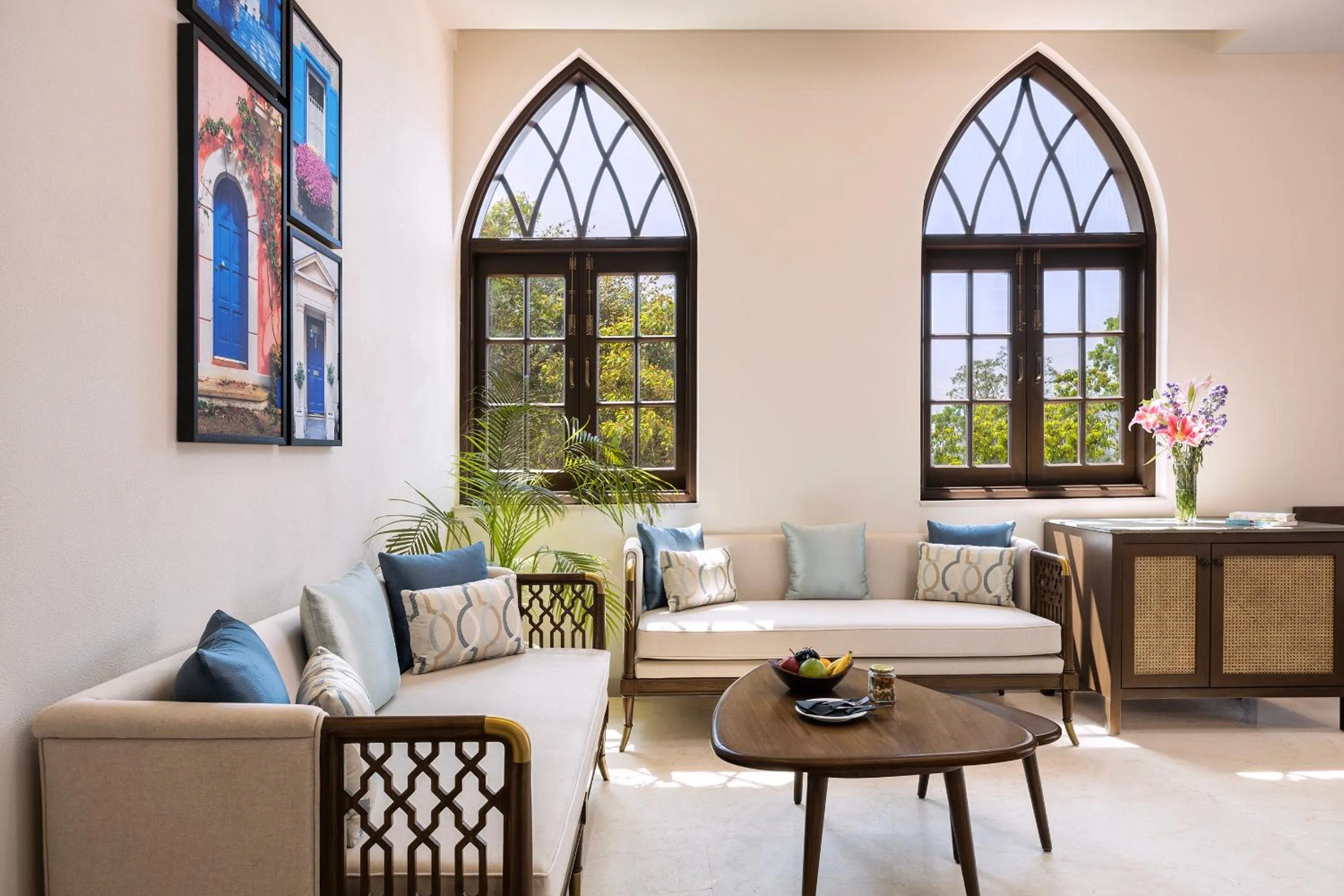 Seating area in The Yellow House, Goa - IHCL SeleQtions