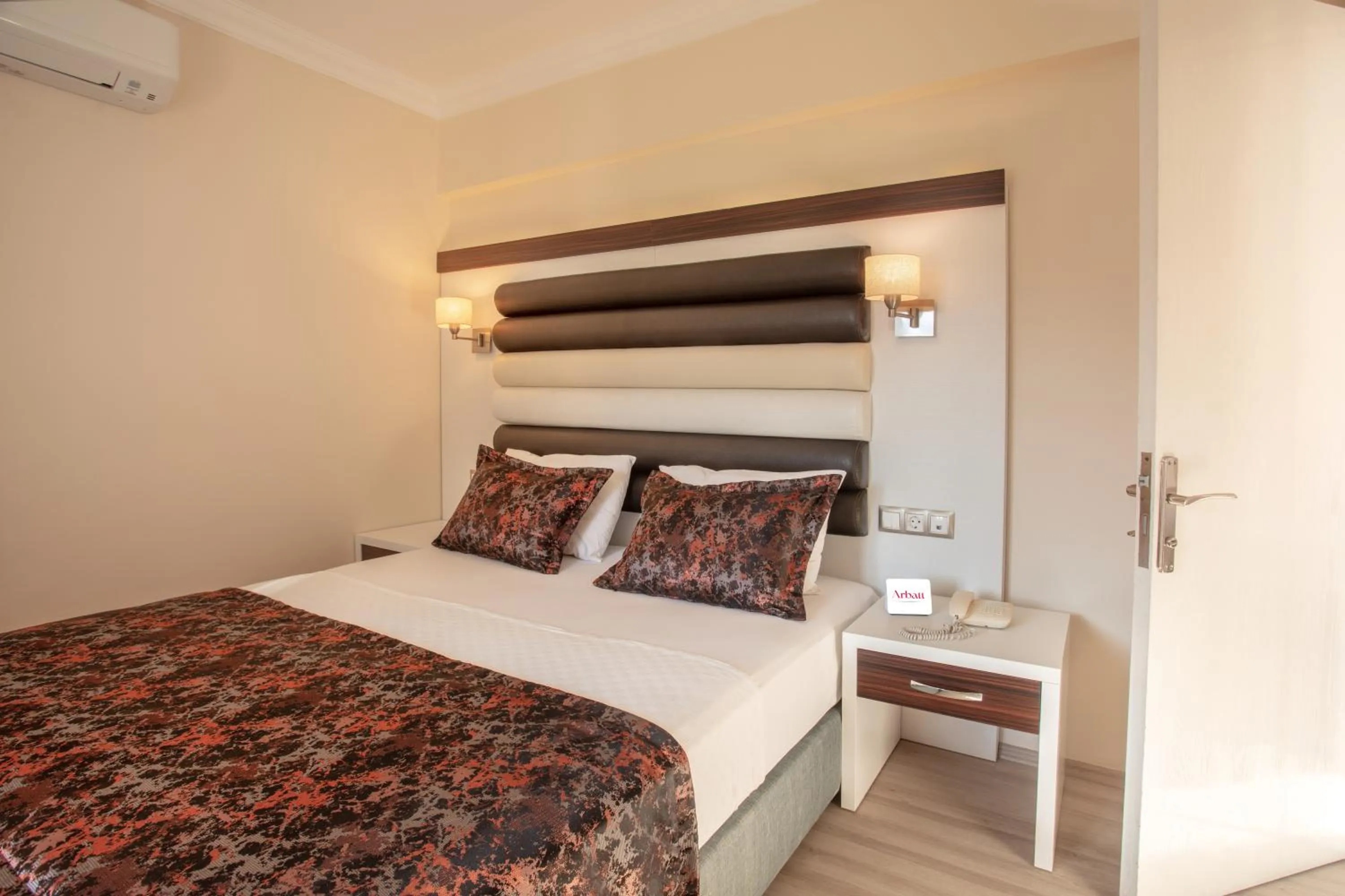 Bed in Arbatt Marmaris Hotel