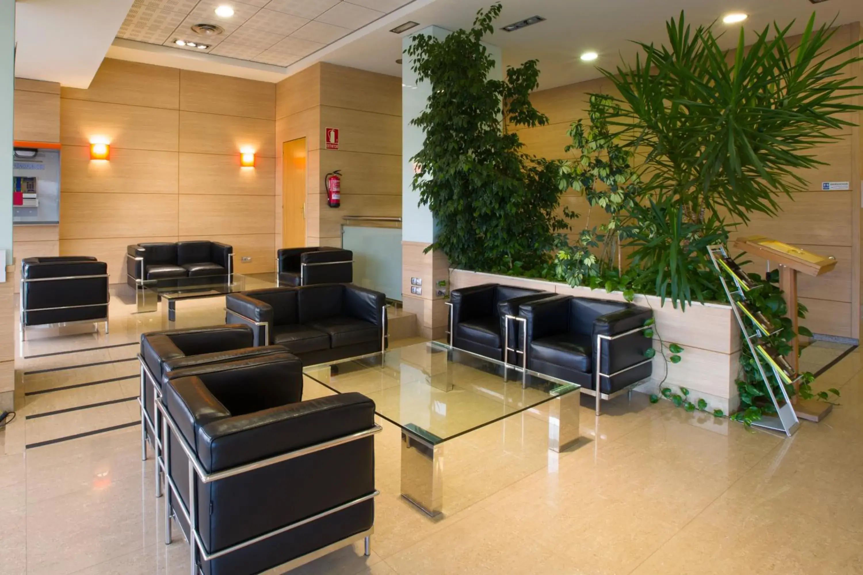 Living room in Hotel La Boroña Living room in Hotel La Boroña