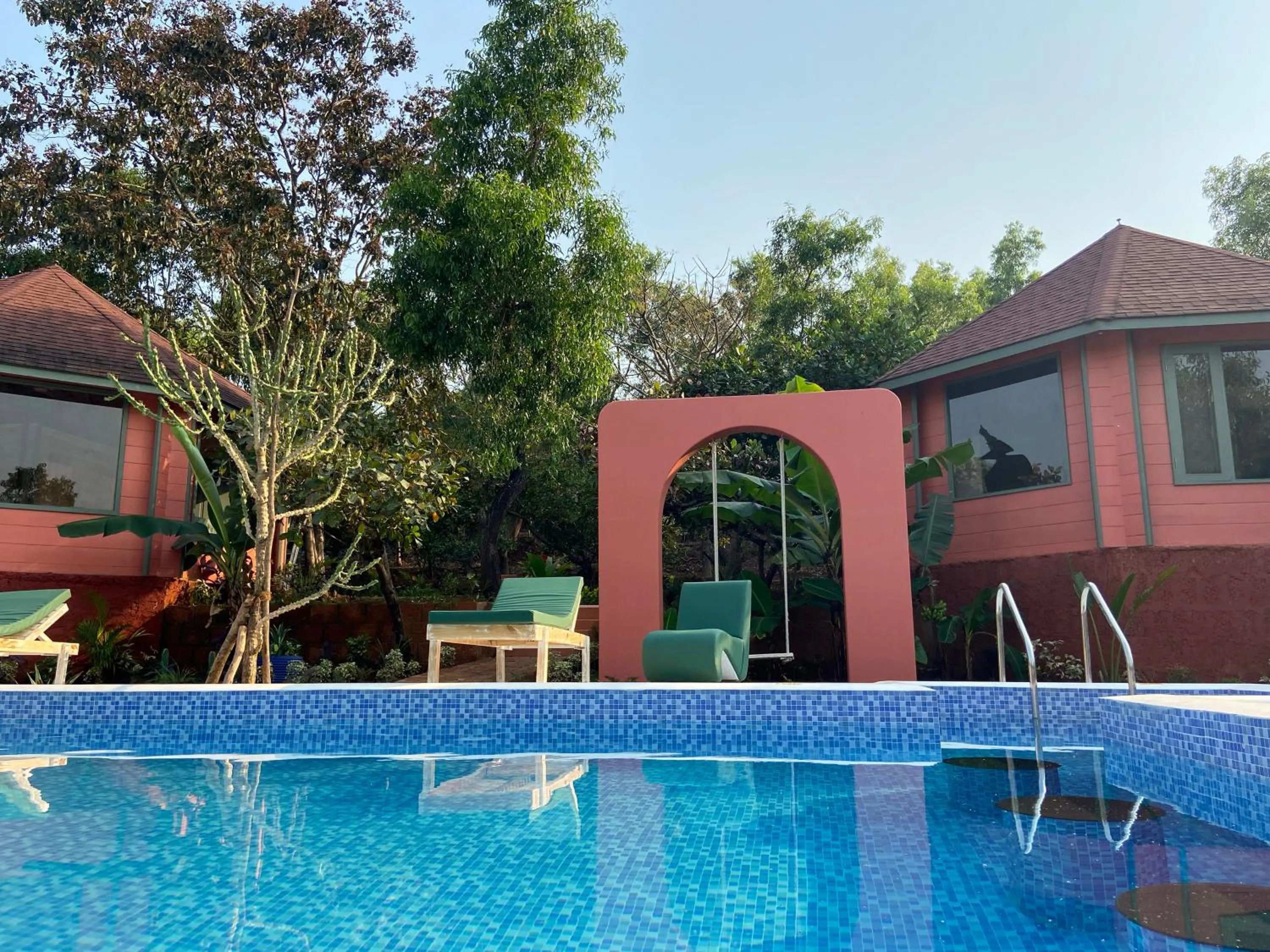 Pool view in Habitus Resort