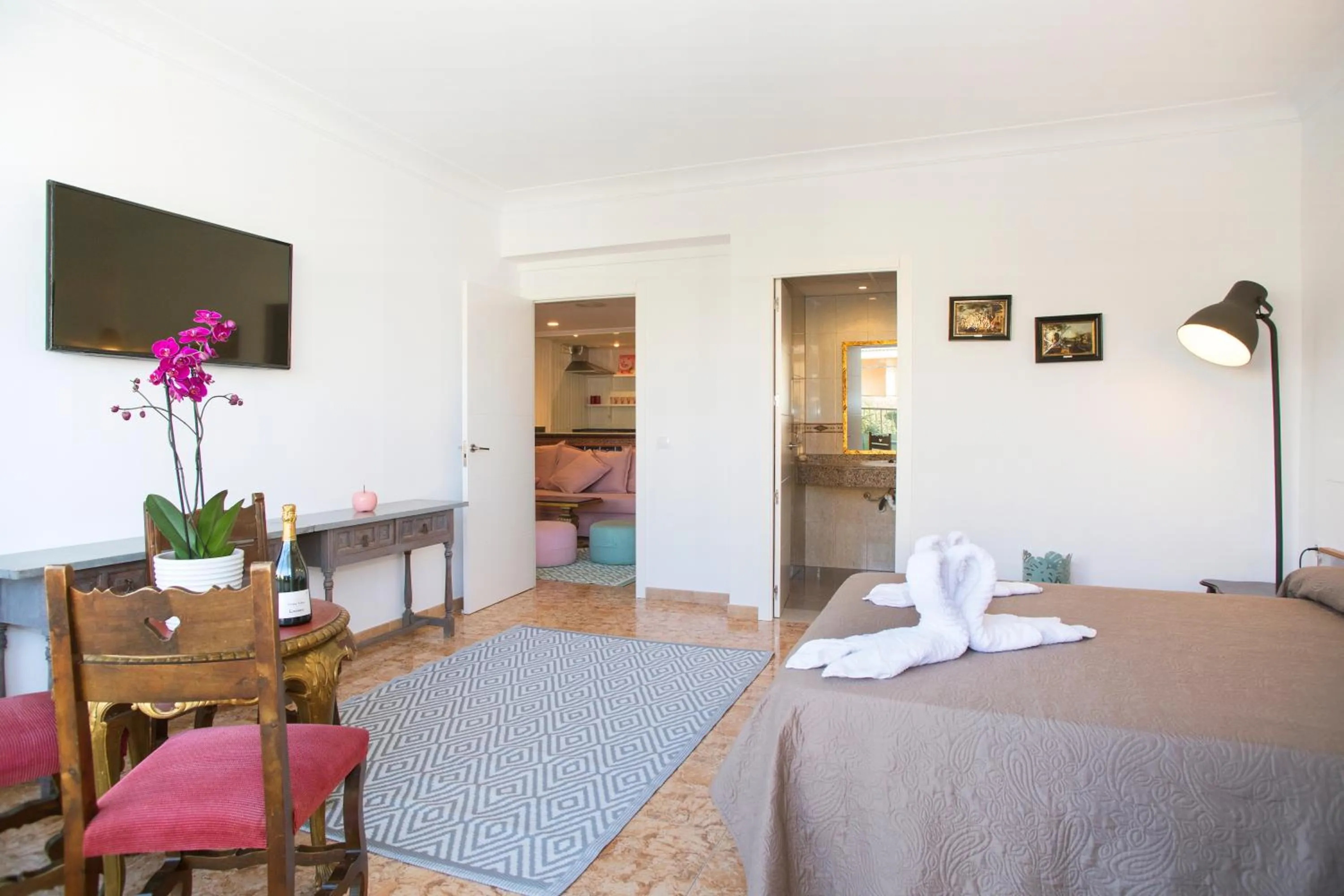 Bedroom, Bed in Hotel Villa Barbara