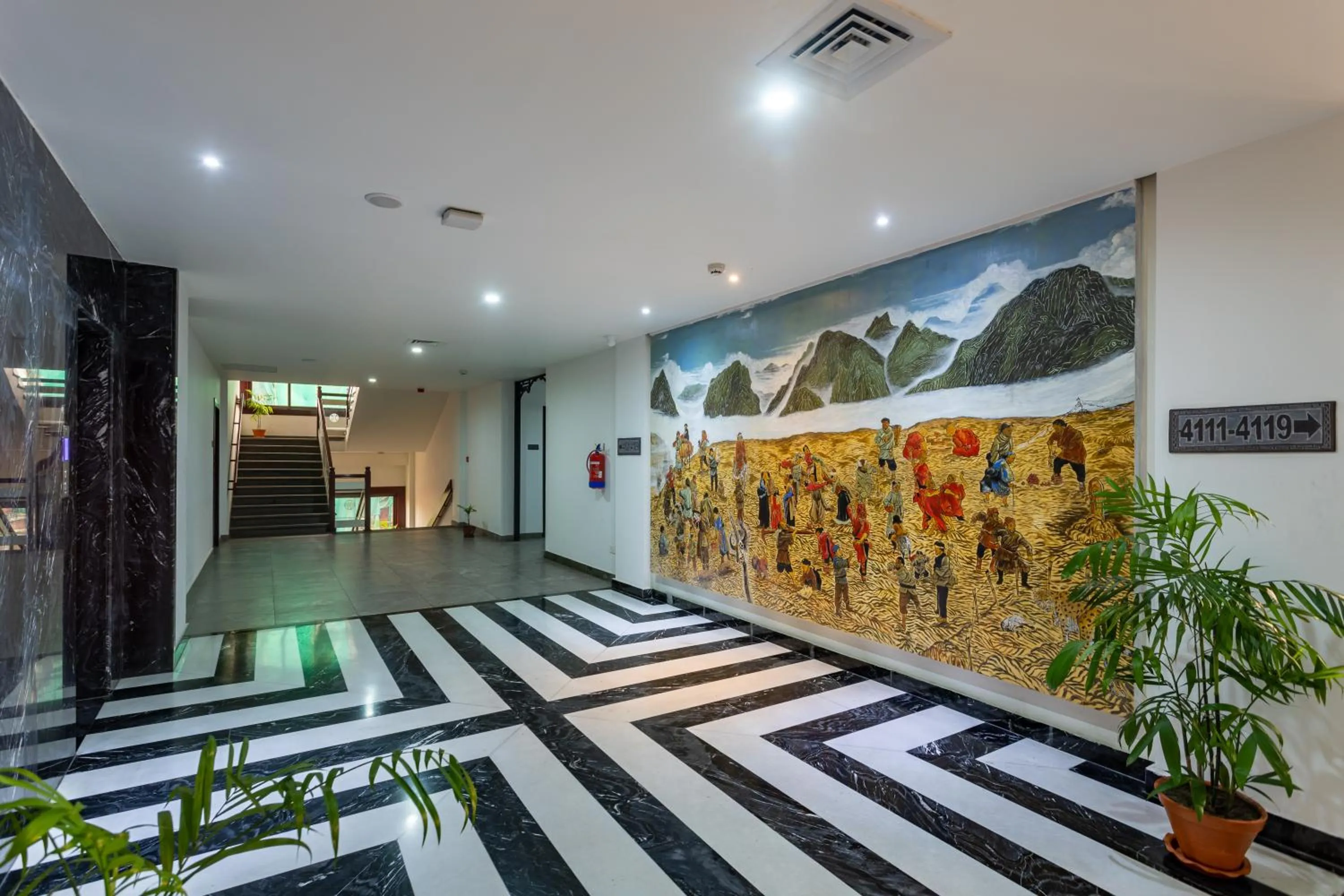 Facade/entrance in Hotel Lo Mustang