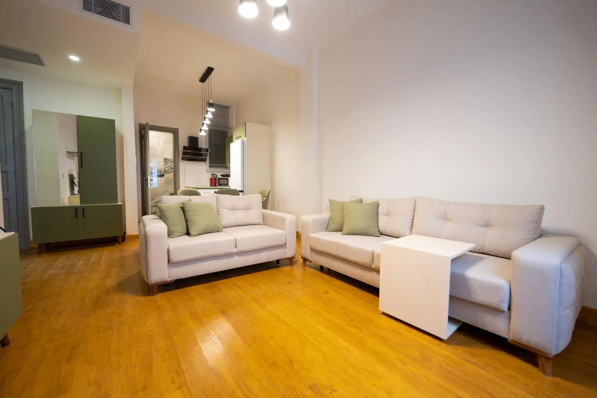 Kitchen or kitchenette in Monev Suites Hotel