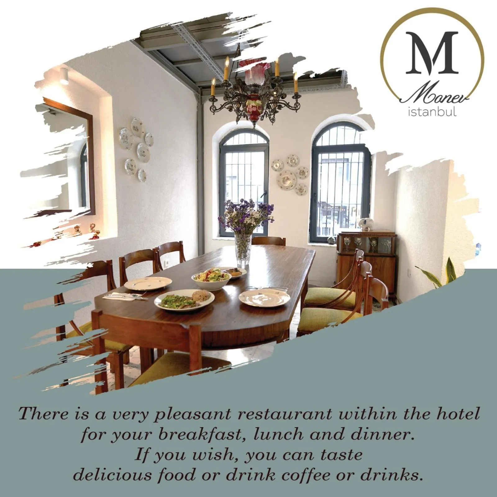 Restaurant/places to eat in Monev Suites Hotel