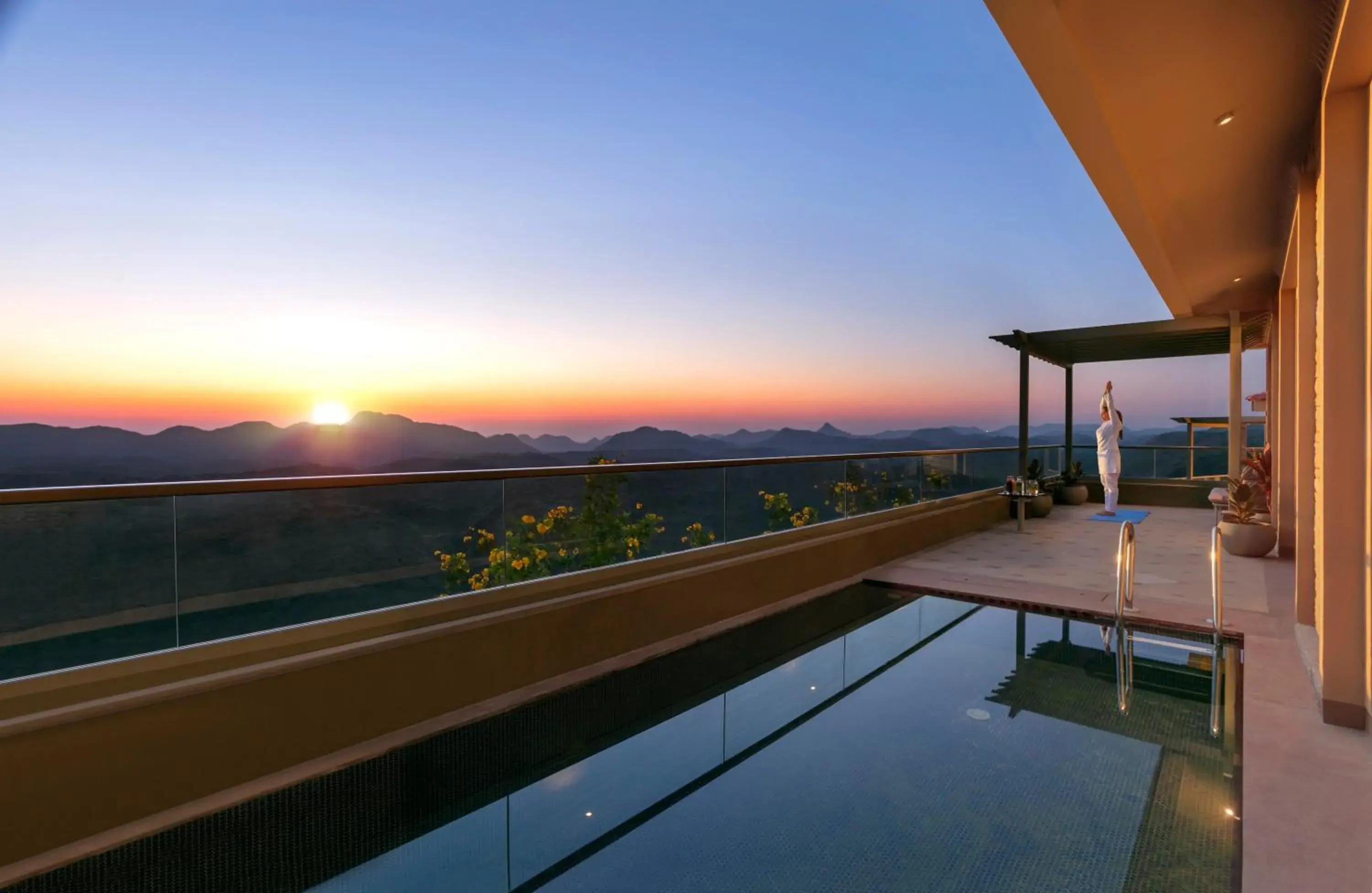 Swimming pool in Mementos by ITC Hotels, Ekaaya, Udaipur Swimming pool in Mementos by ITC Hotels, Ekaaya, Udaipur