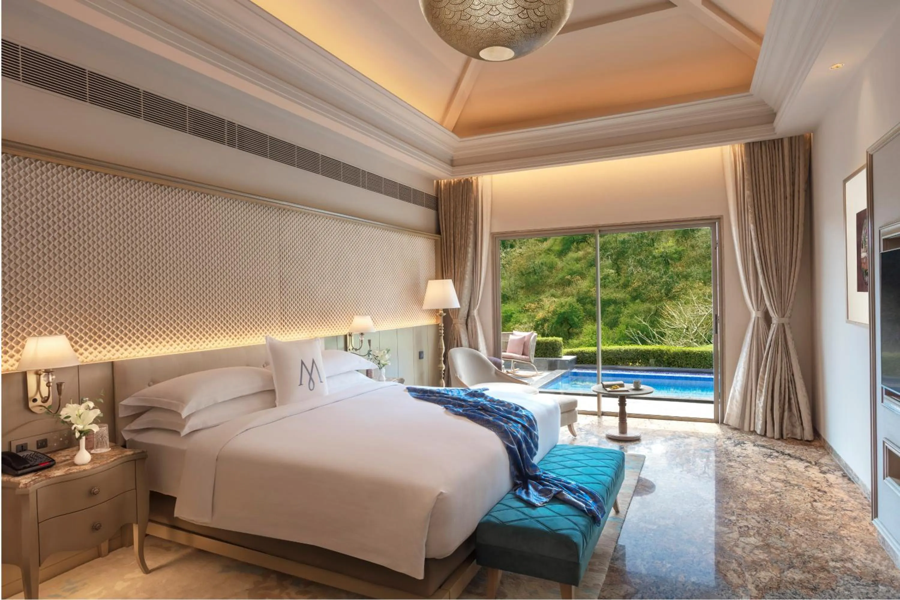 Bedroom, Bed in Mementos by ITC Hotels, Ekaaya, Udaipur