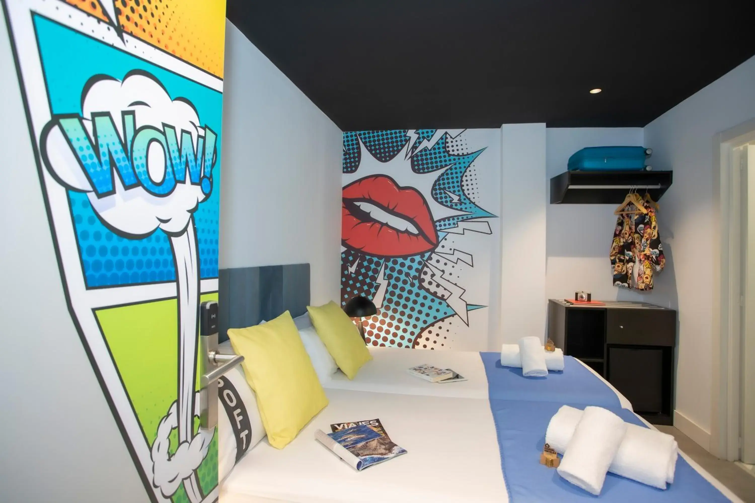 Interior Double or Twin Room in Casual Pop Art Benidorm Interior Double or Twin Room in Casual Pop Art Benidorm