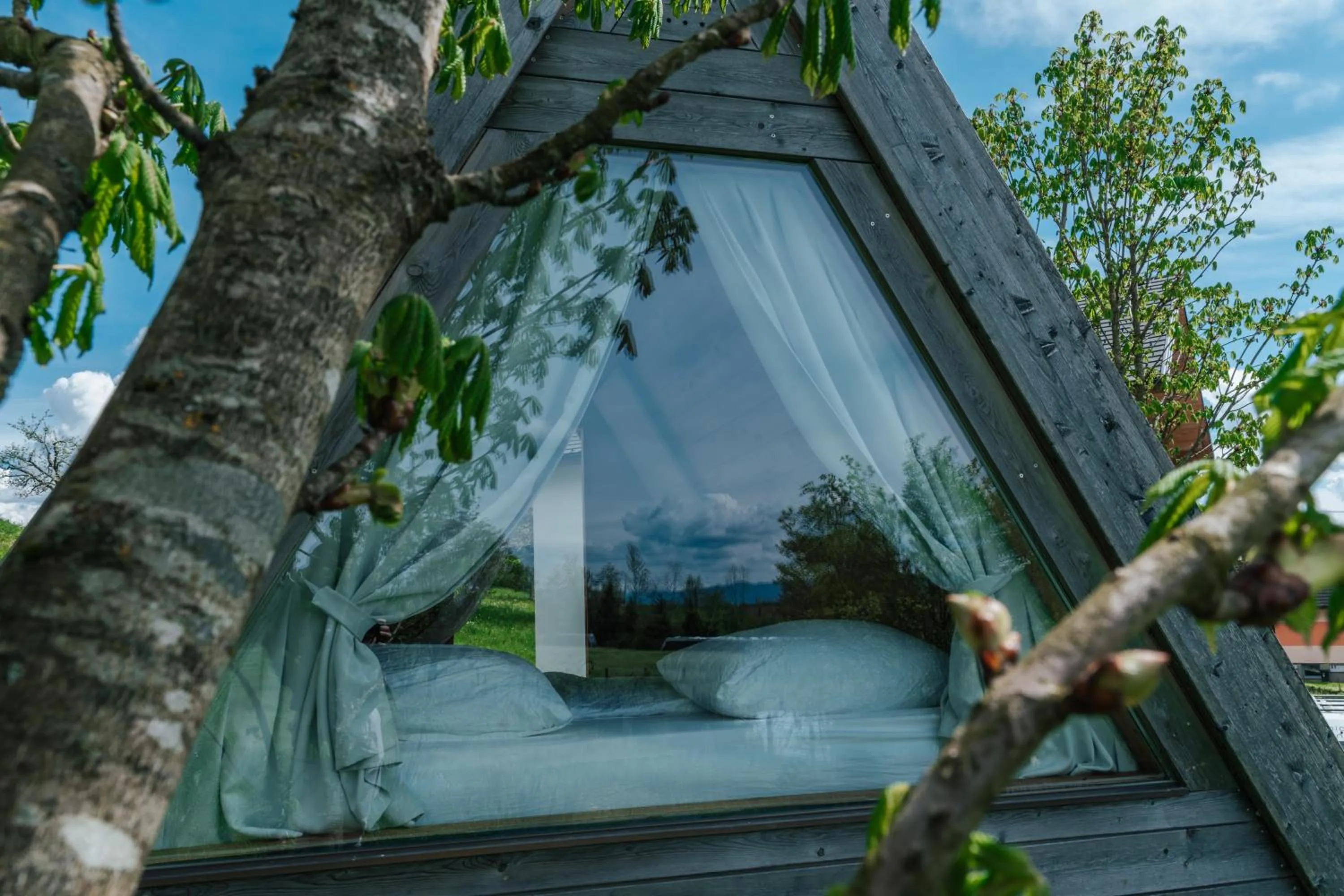 Garden in Eko Glamping Resort Krištof