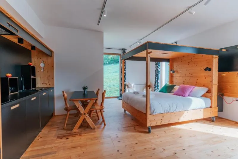 Photo of the whole room, Bed in Eko Glamping Resort Krištof