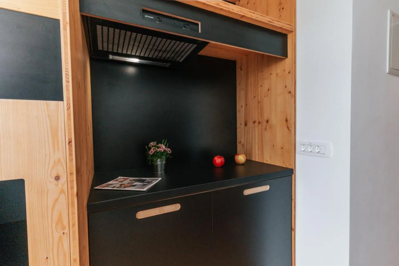 Kitchen or kitchenette in Eko Glamping Resort Krištof