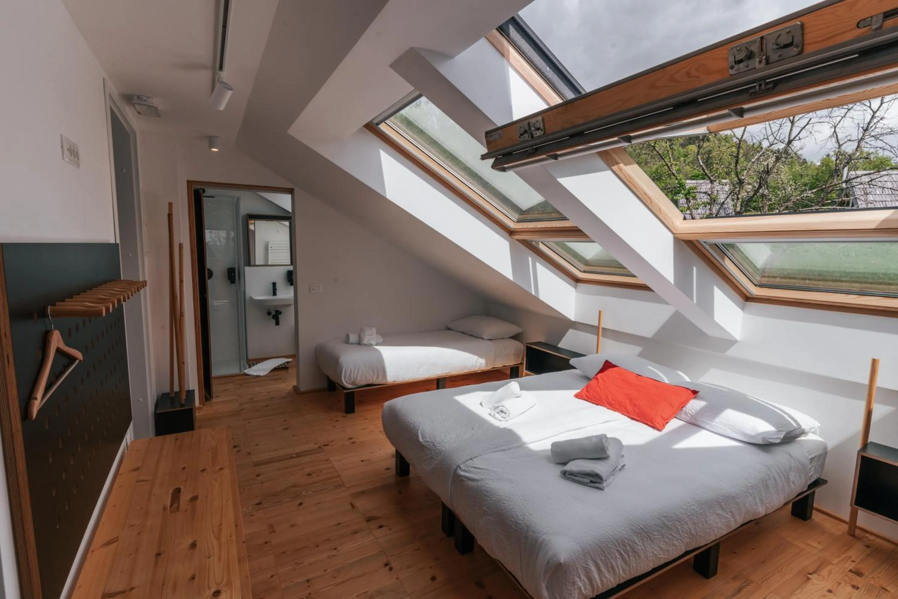 Bed in Eko Glamping Resort Krištof