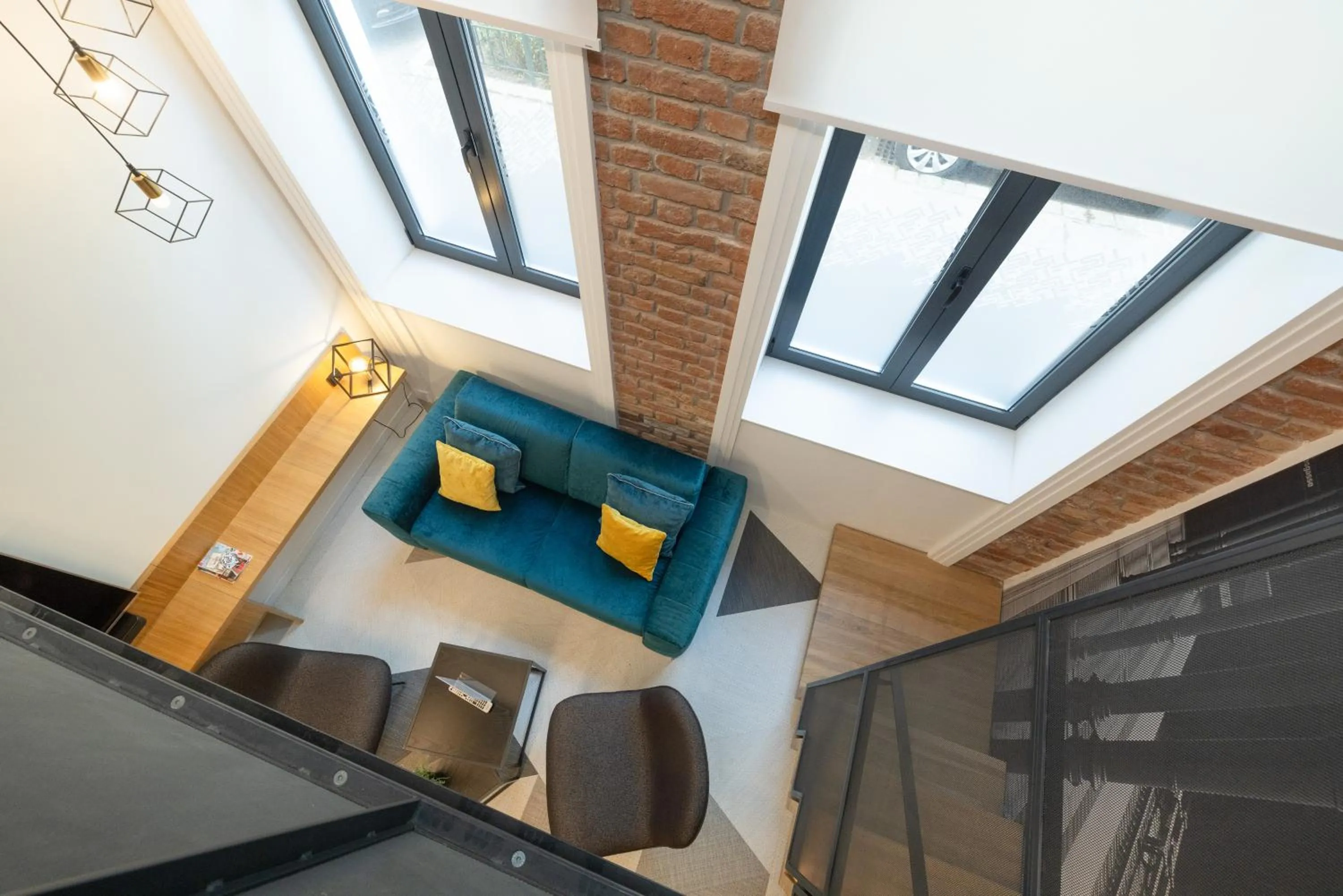 Living room in Fesh Lofts