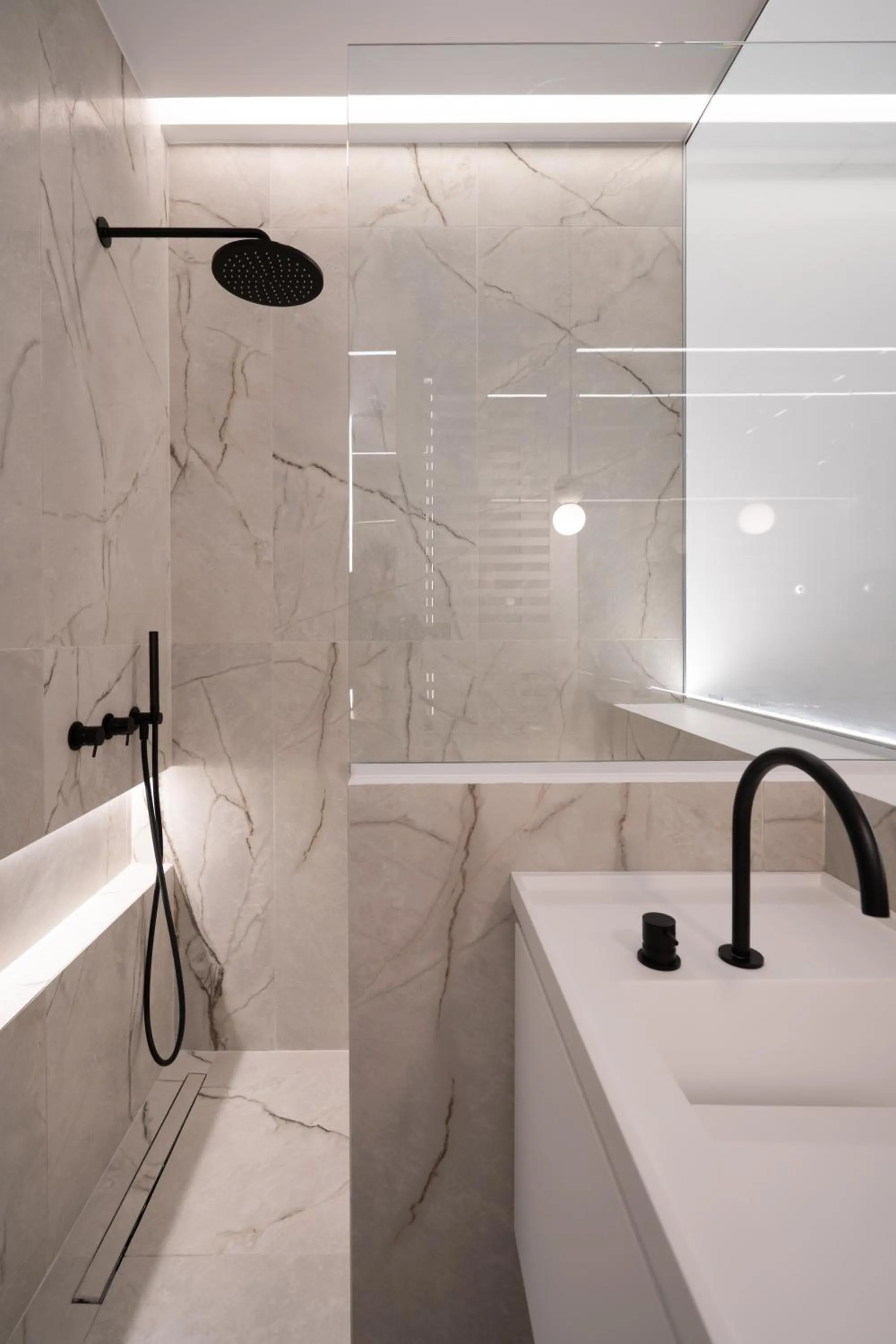 Shower in Kolonaki Upscale 4 bedroom Luxury Apartment