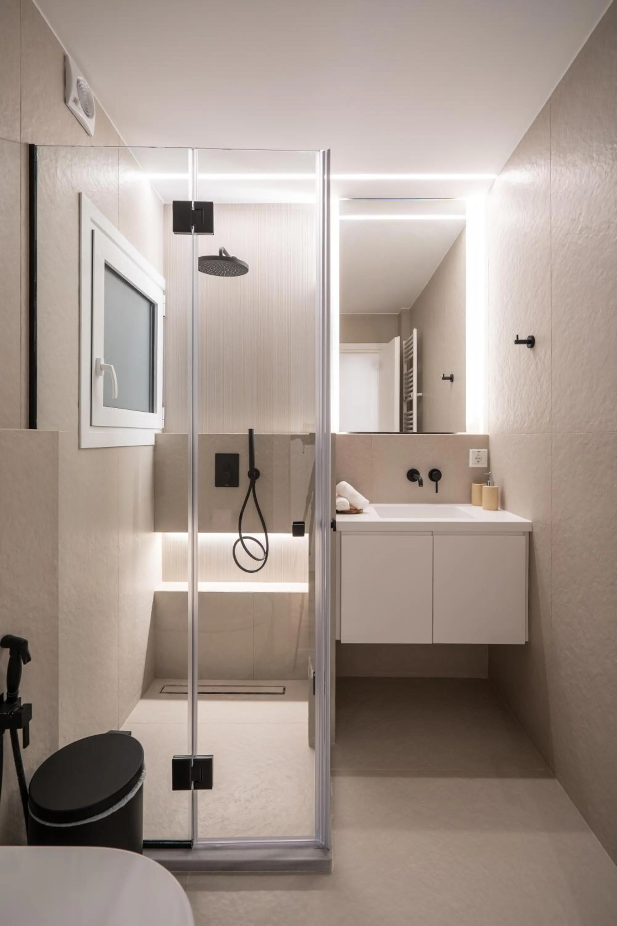 Shower in Kolonaki Upscale 4 bedroom Luxury Apartment
