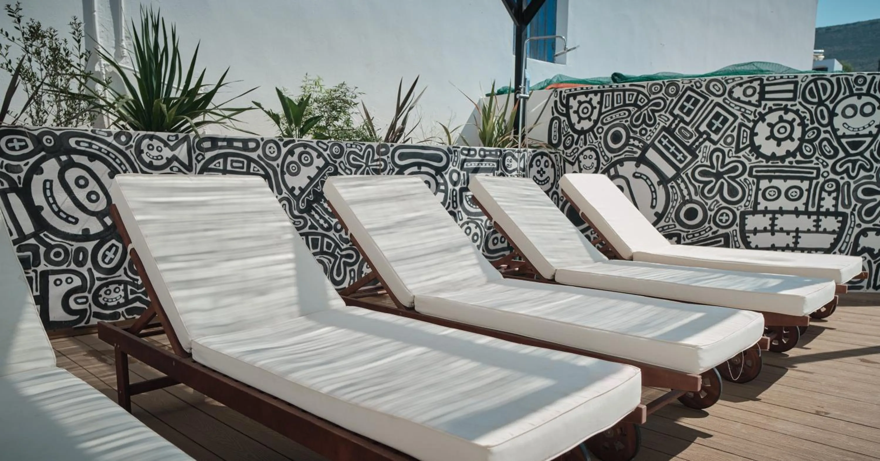 sunbed in Eden Kythira