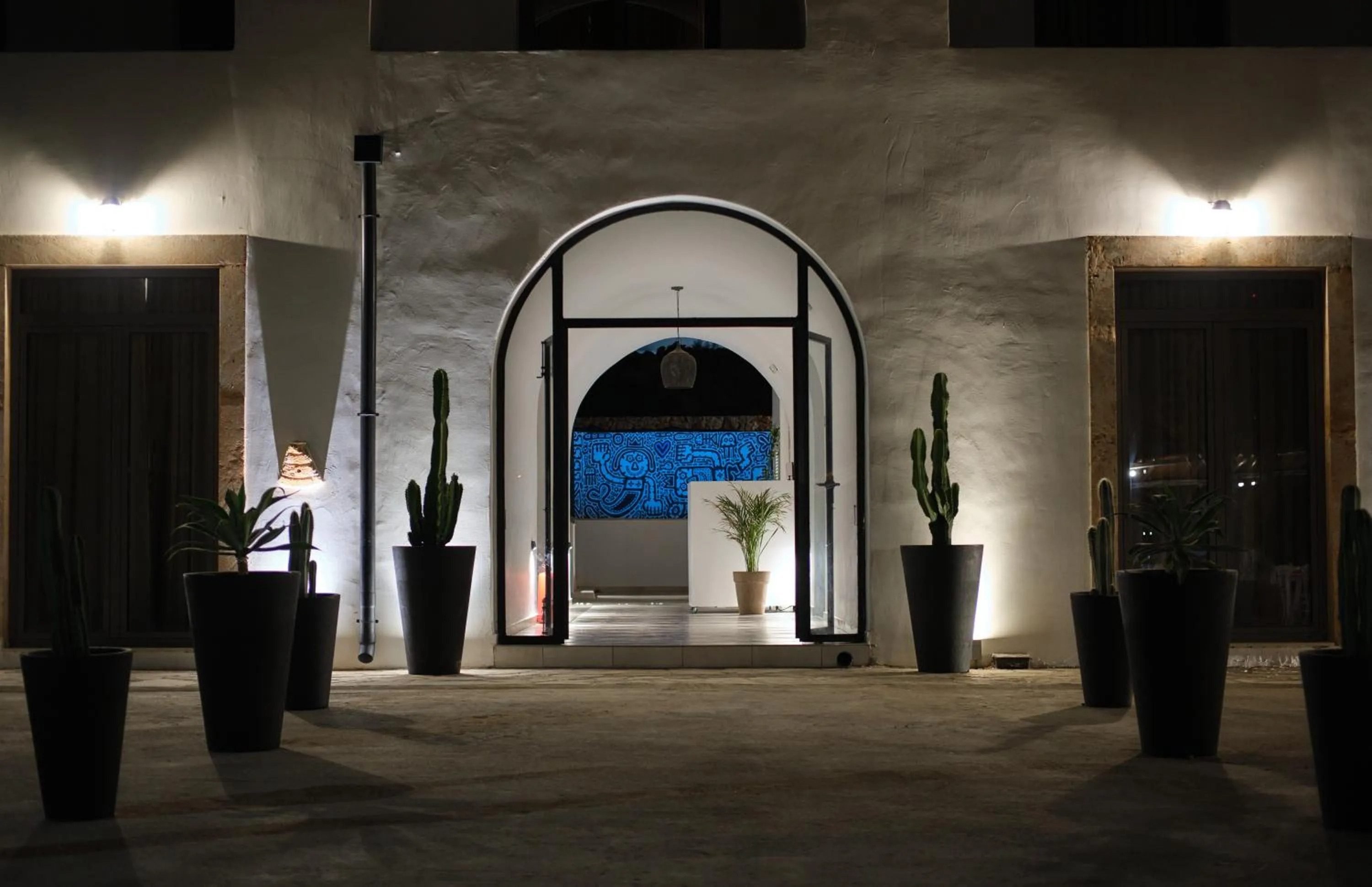 Facade/entrance in Eden Kythira