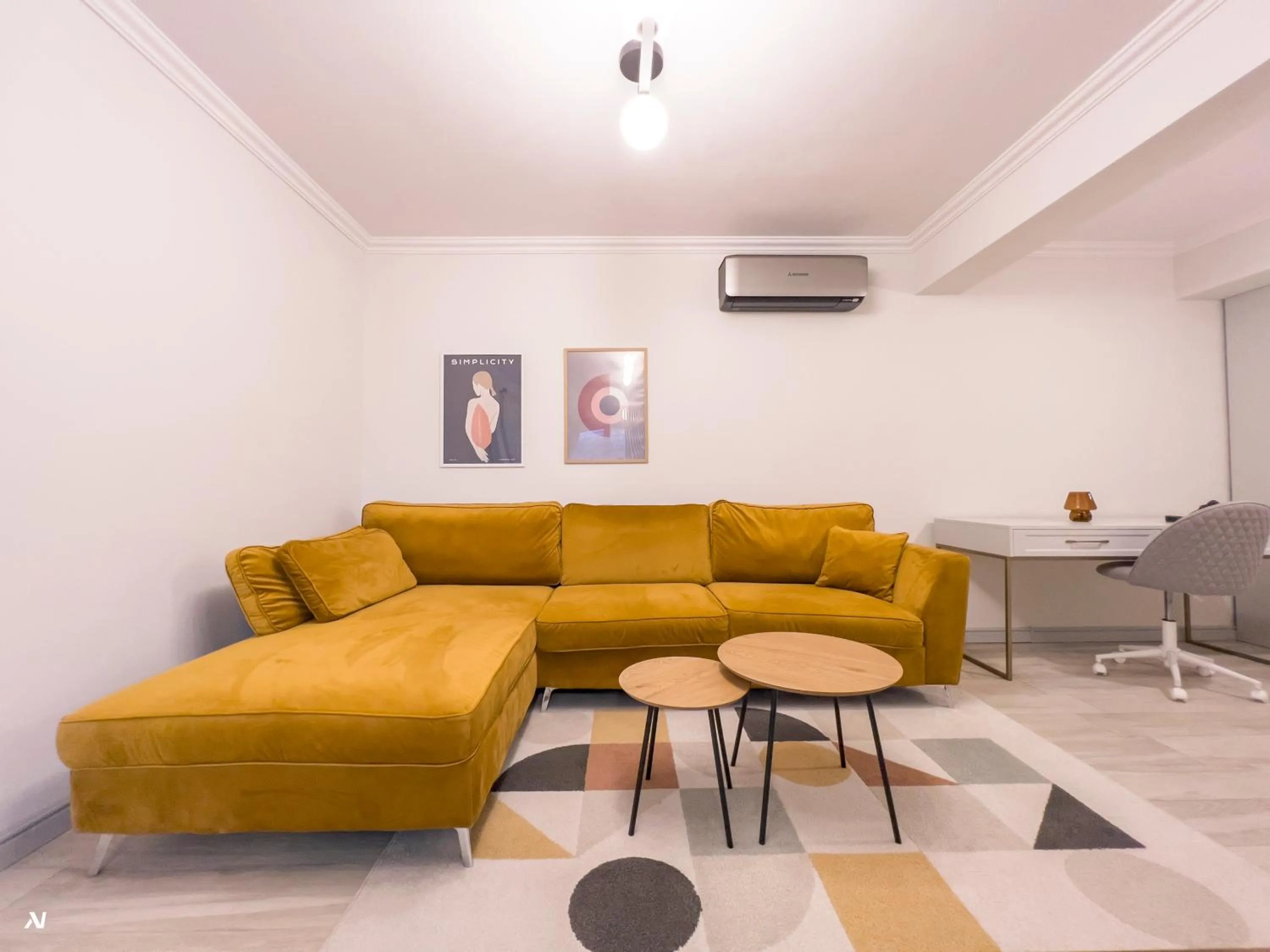 Living room in First Apartments