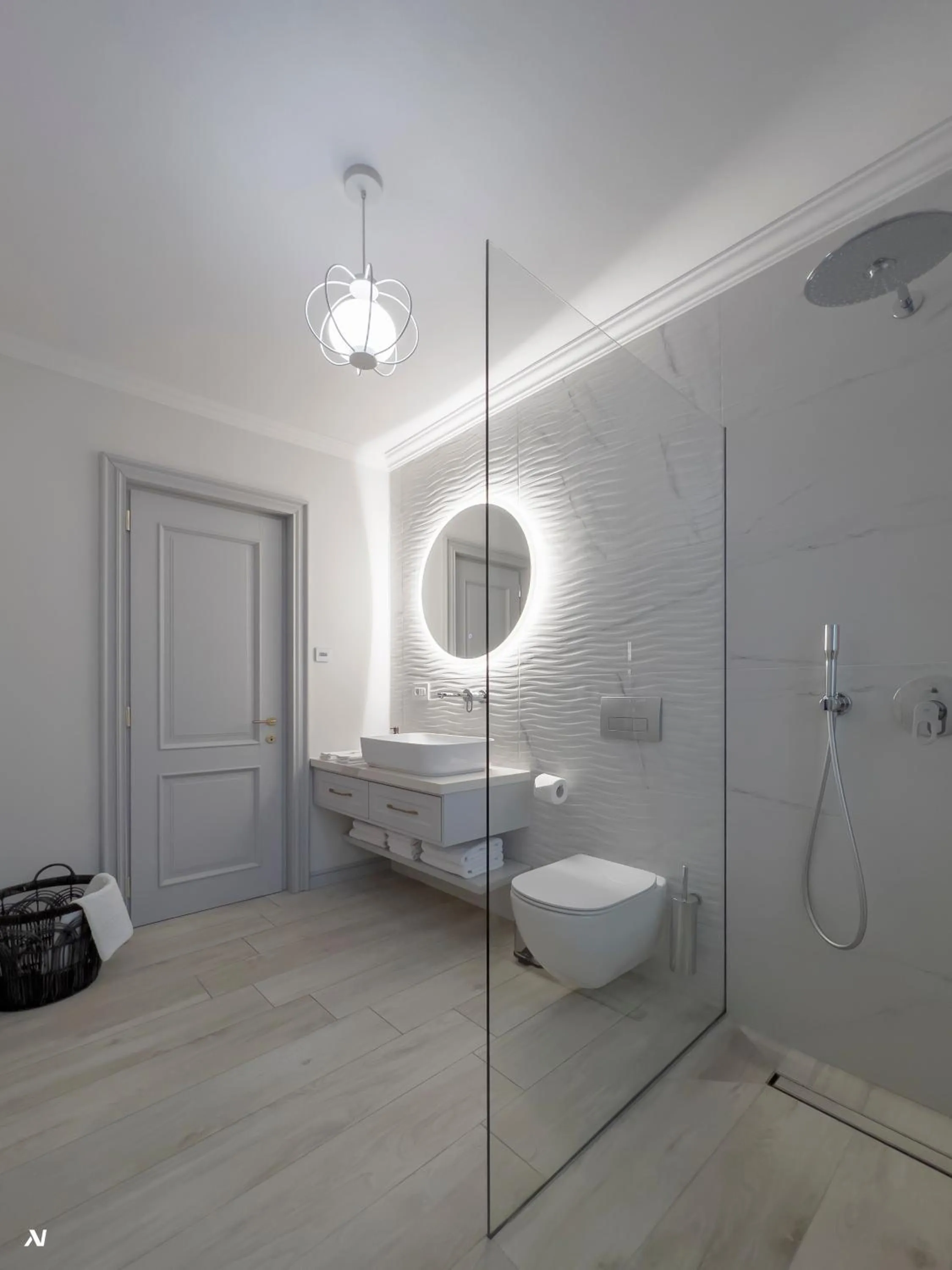 Shower in First Apartments