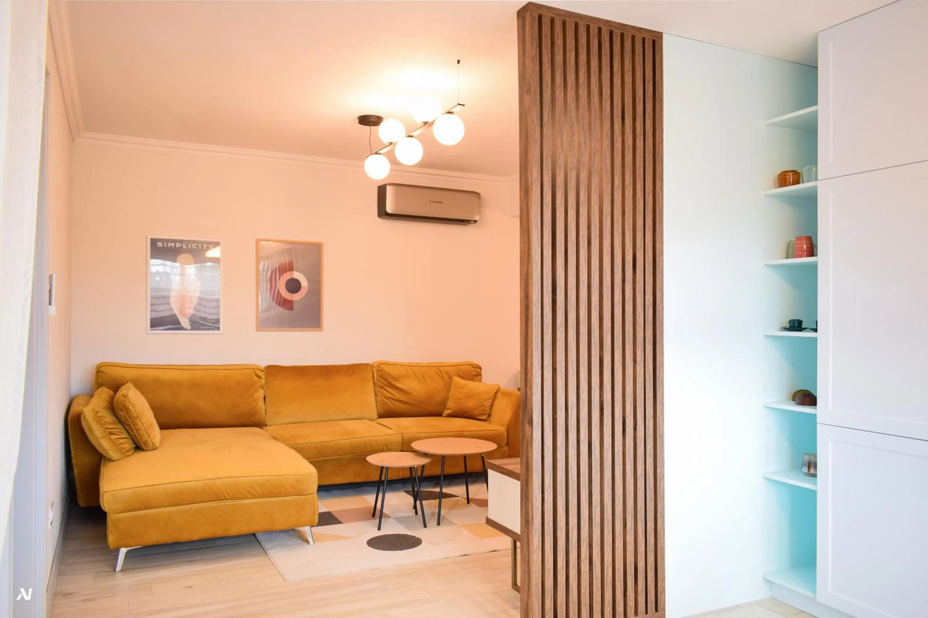 Living room in First Apartments