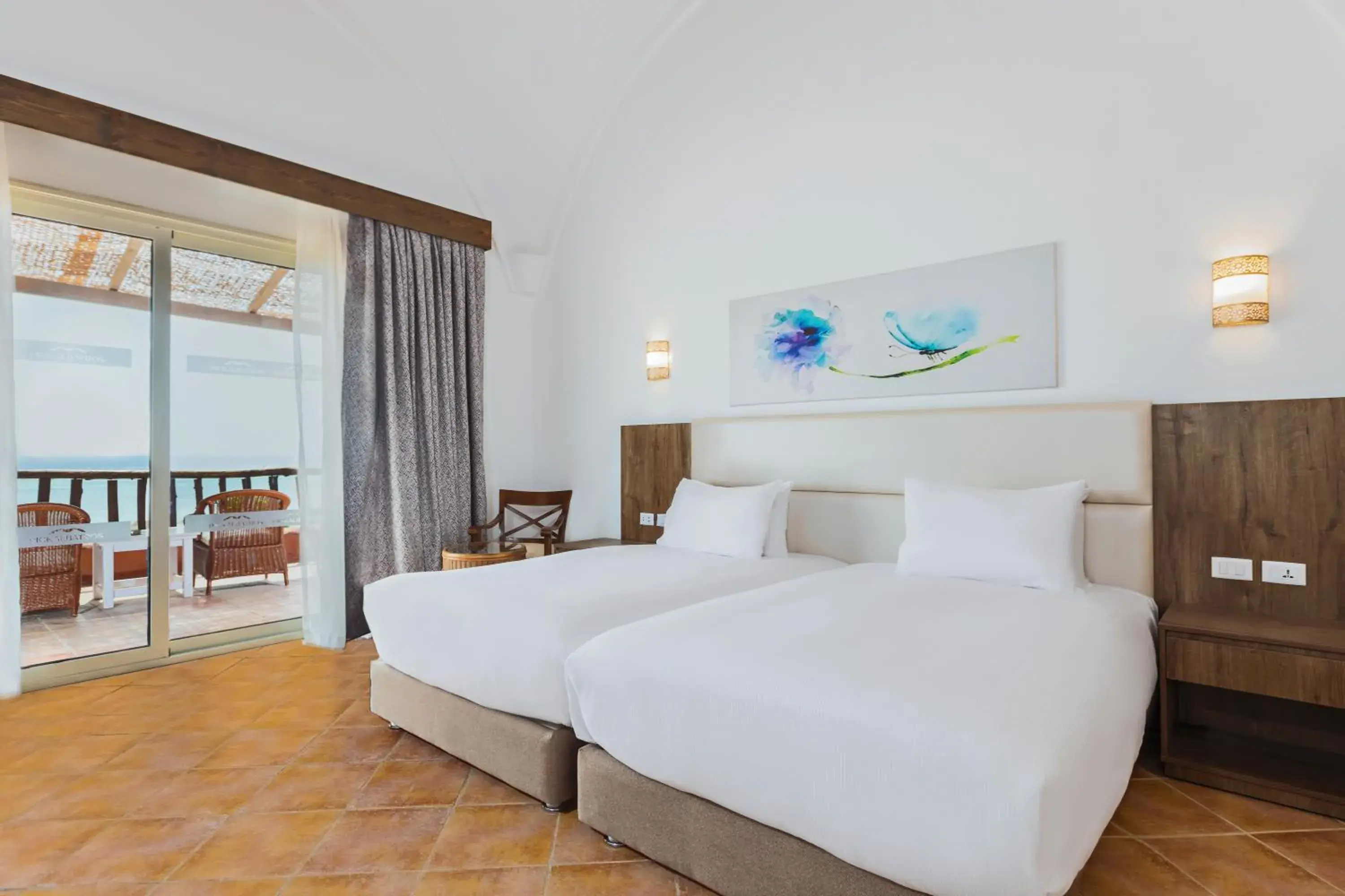 Bedroom, Bed in Pickalbatros Villaggio Aqua Park - Portofino Marsa Alam Bedroom, Bed in Pickalbatros Villaggio Aqua Park - Portofino Marsa Alam