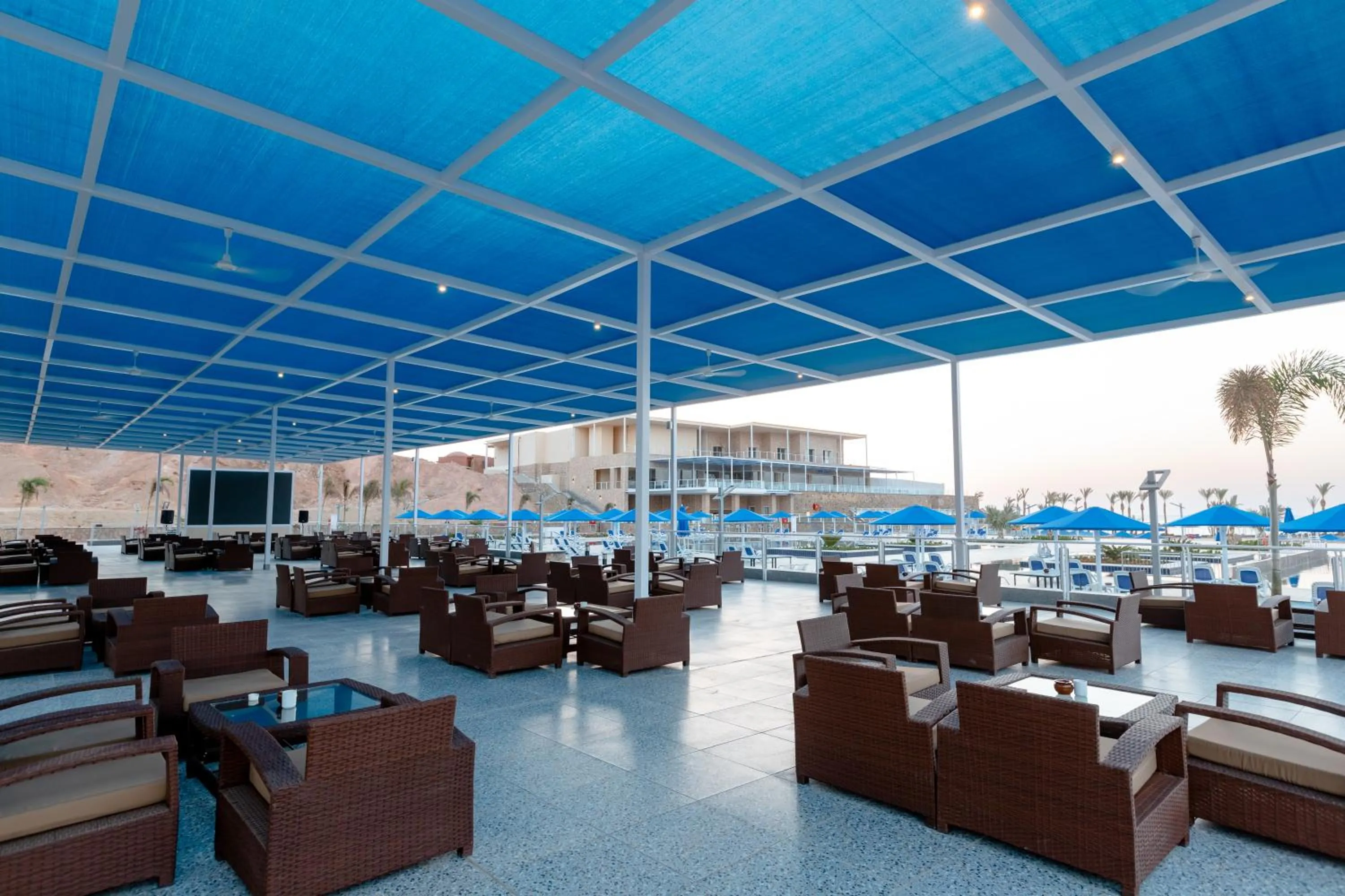 Communal lounge/ TV room in Pickalbatros Villaggio Aqua Park - Portofino Marsa Alam