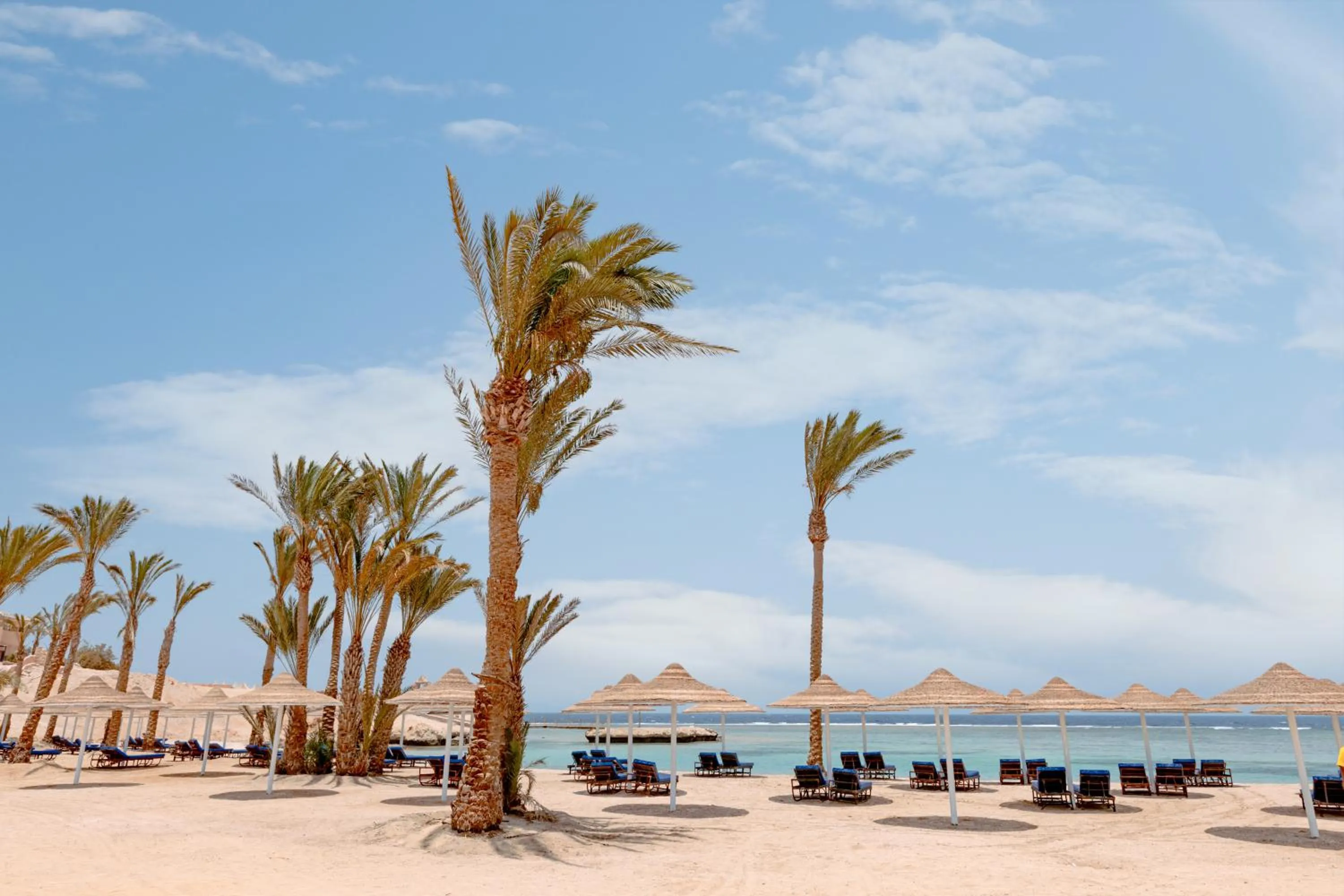 Beach in Pickalbatros Villaggio Aqua Park - Portofino Marsa Alam