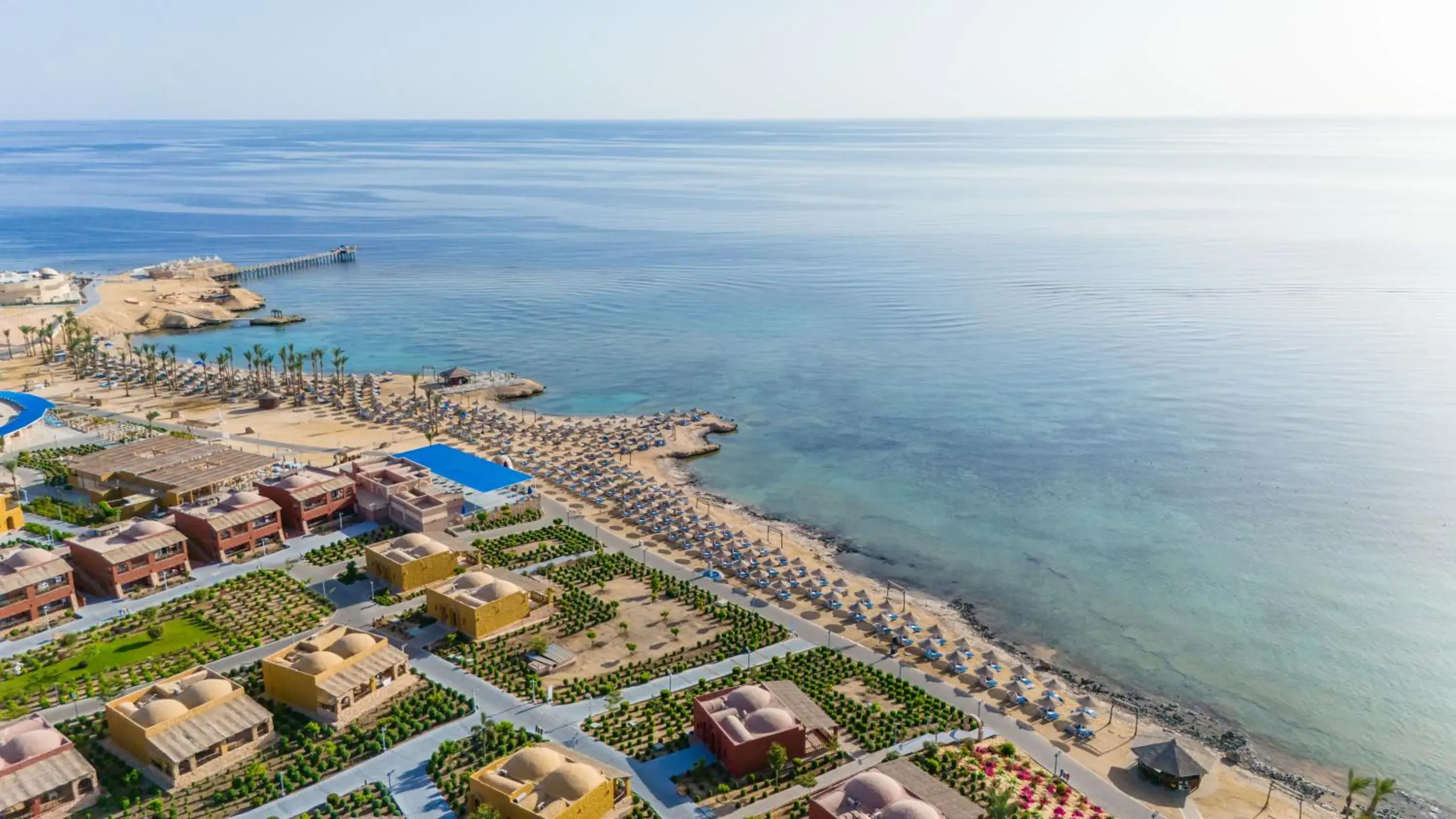 Bird's eye view in Pickalbatros Villaggio Aqua Park - Portofino Marsa Alam Bird's eye view in Pickalbatros Villaggio Aqua Park - Portofino Marsa Alam