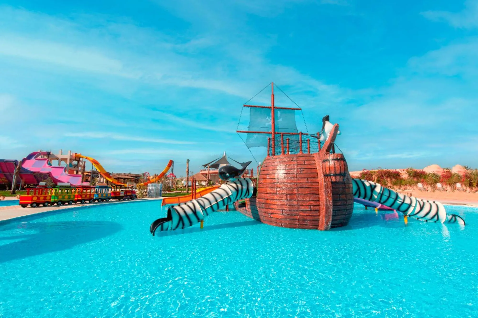 Children play ground in Pickalbatros Villaggio Aqua Park - Portofino Marsa Alam