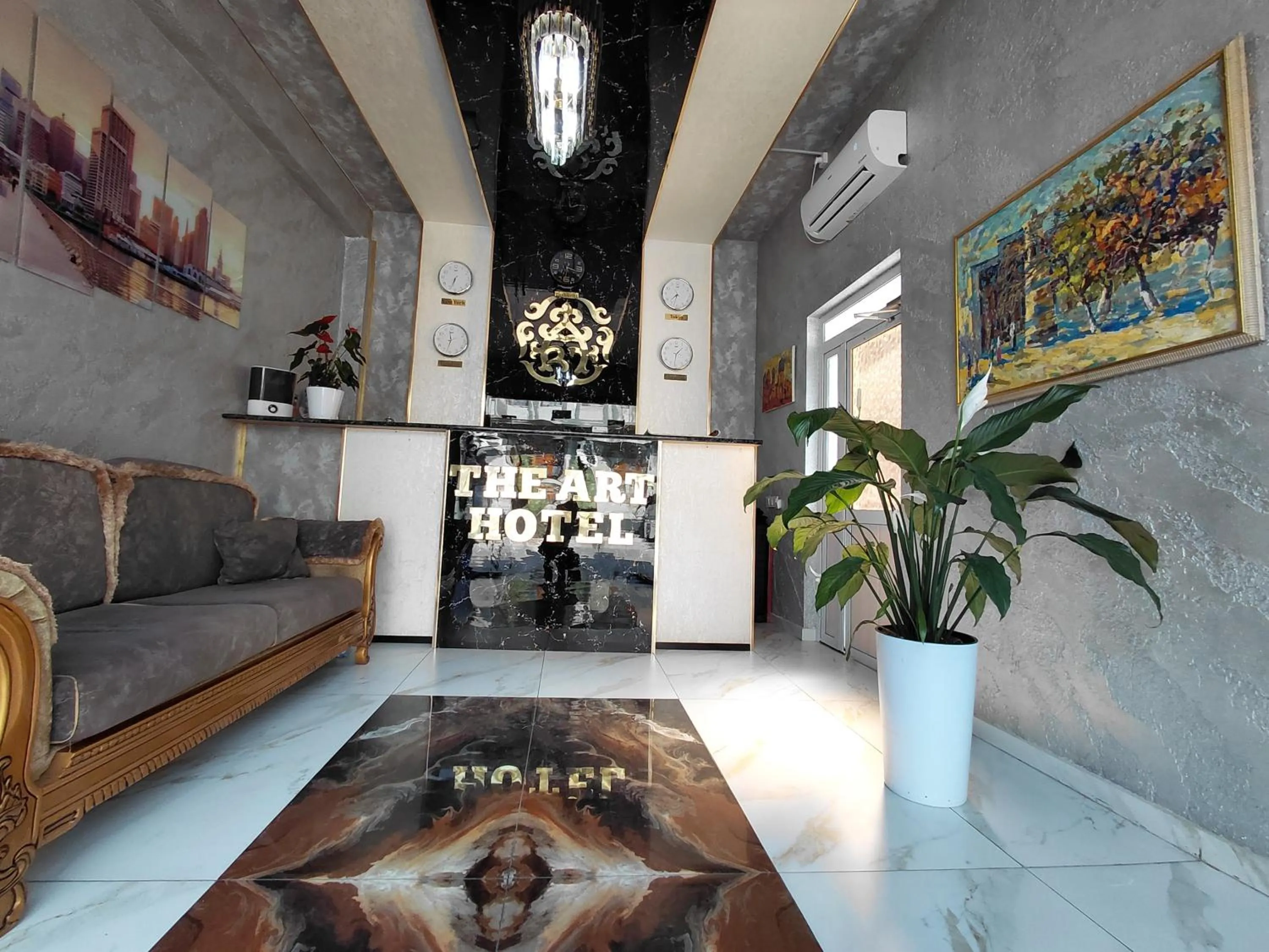 Lobby or reception in The Art Hotel