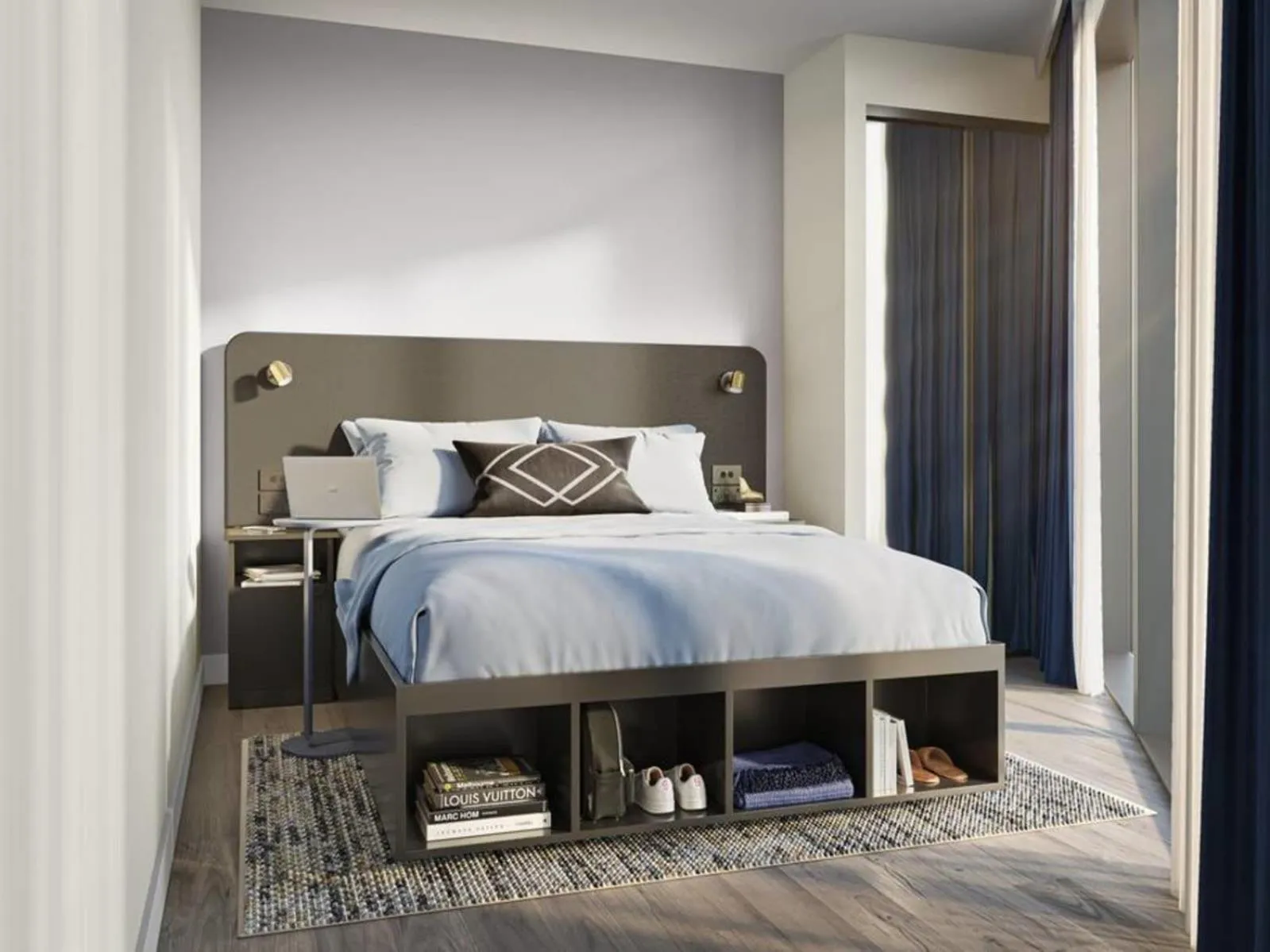 Bed in Scape Living At Aurora