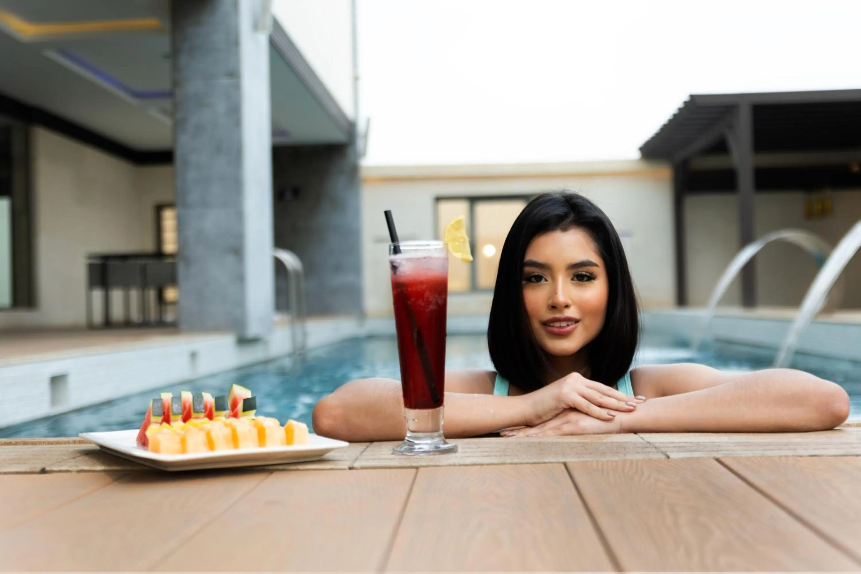 Swimming pool in Redwaves Hotel