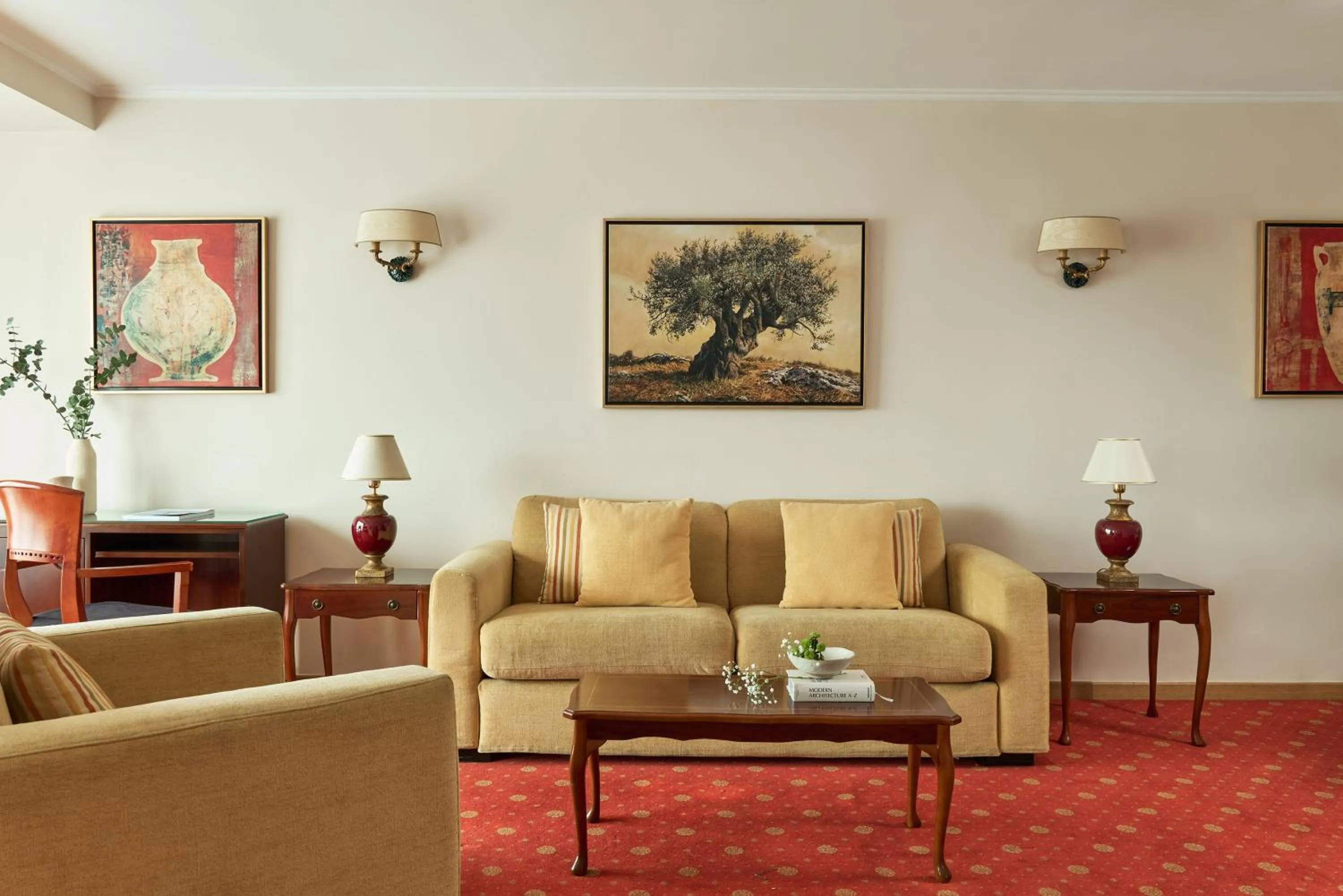 Living room in Titania Hotel