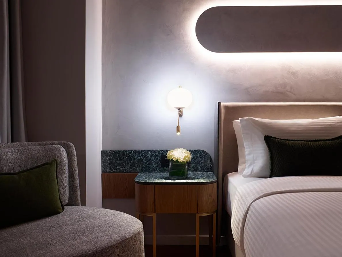 Bed in Titania Hotel