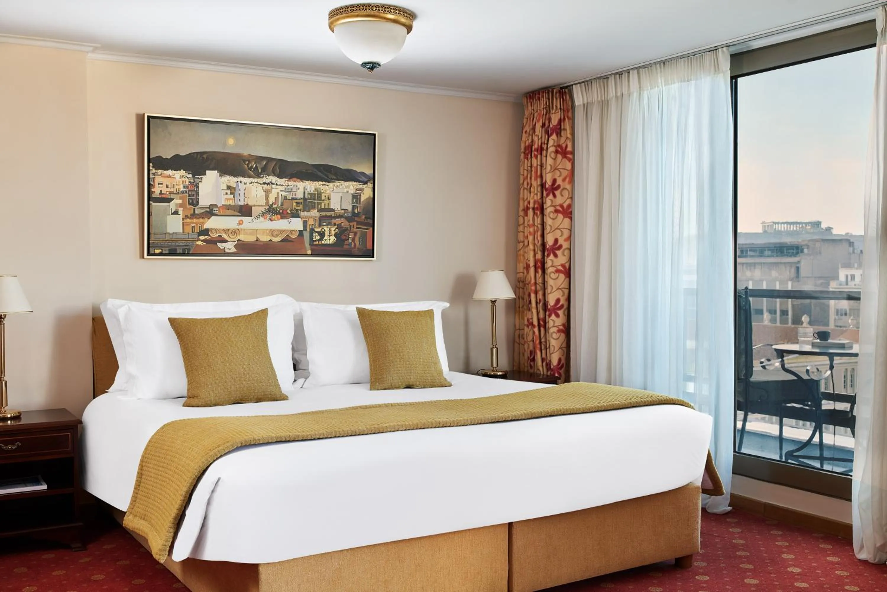 Bed in Titania Hotel