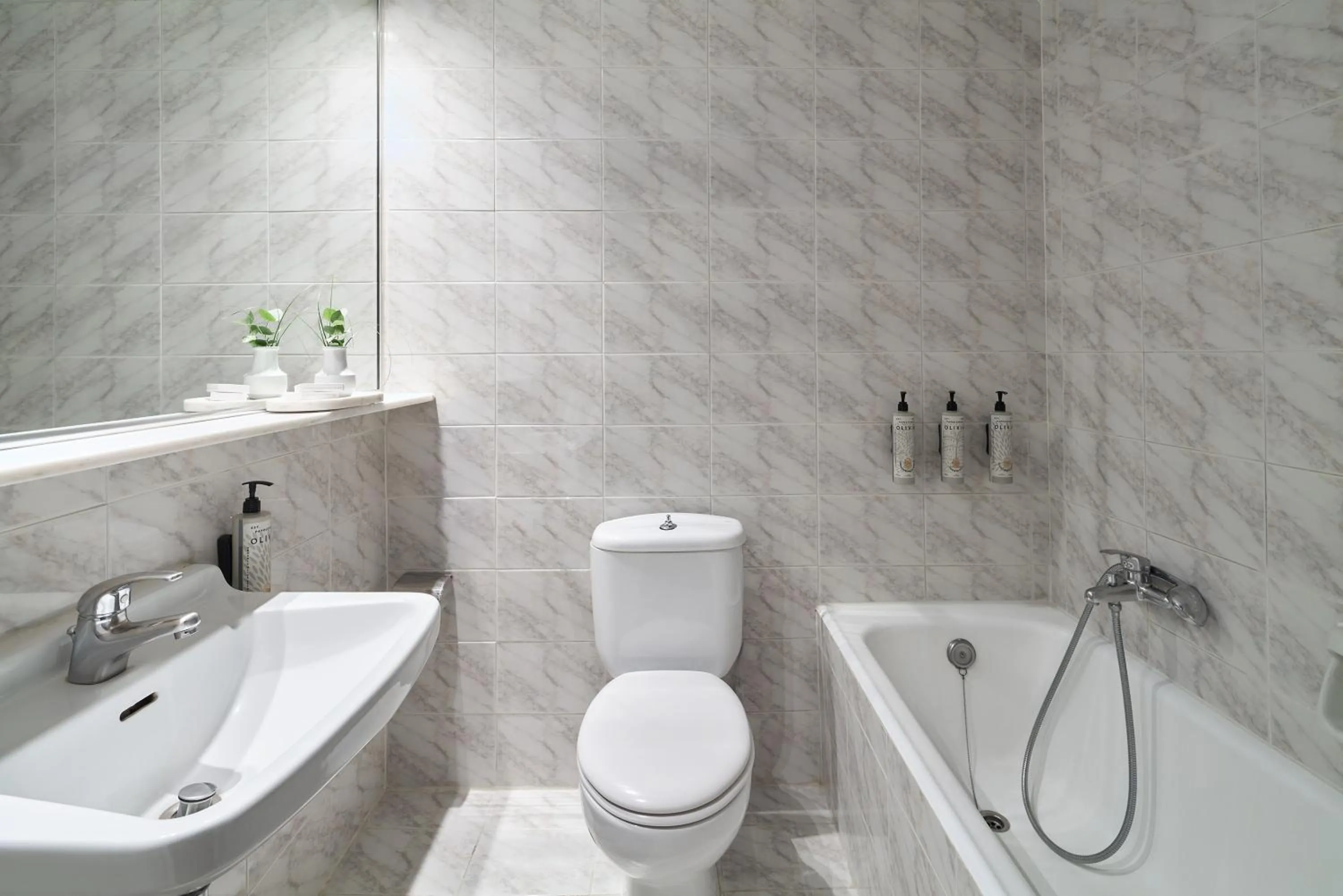 Toilet in Titania Hotel