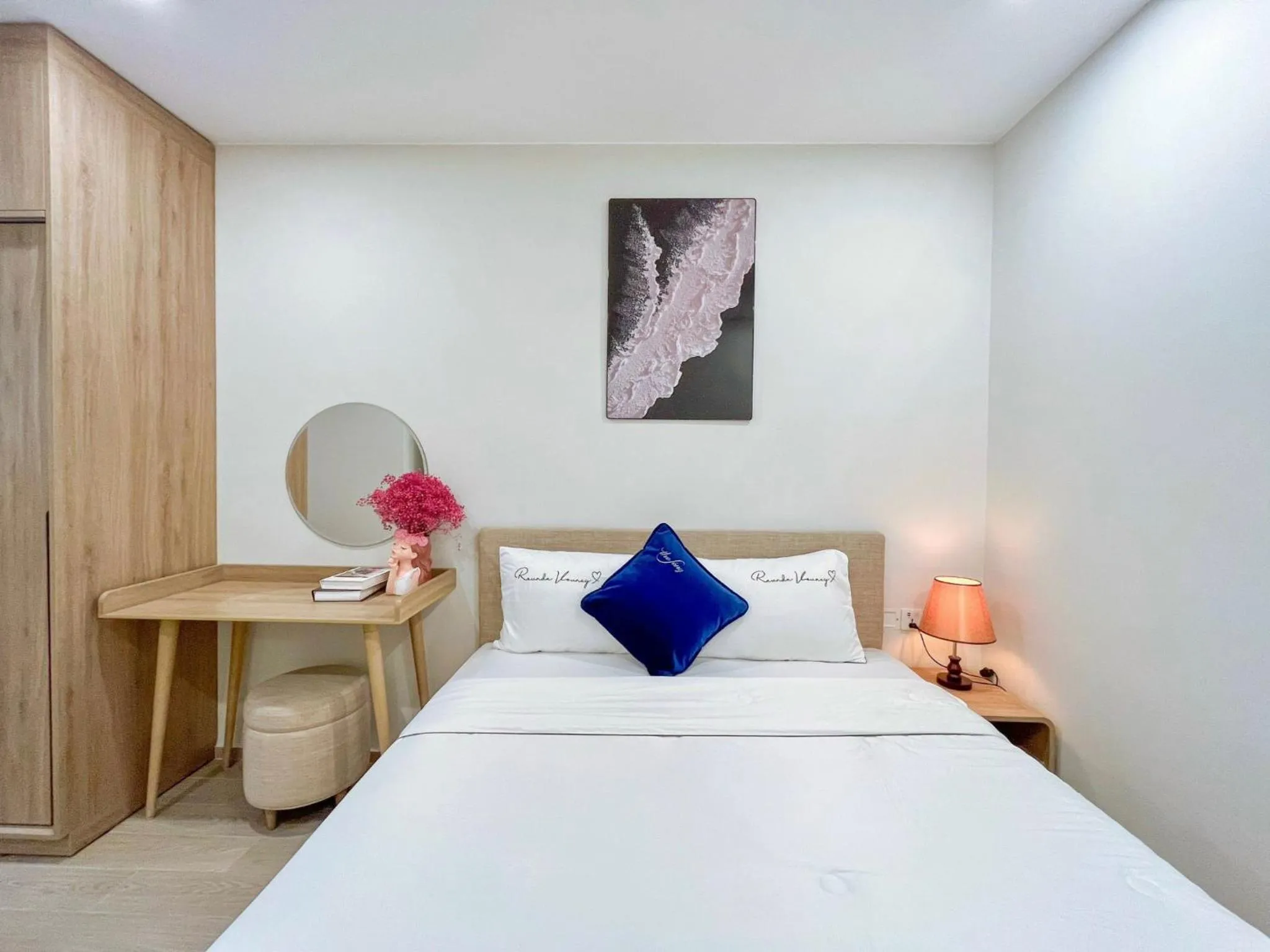 Bed in MeoMeo Homestay - The Sóng Apartment