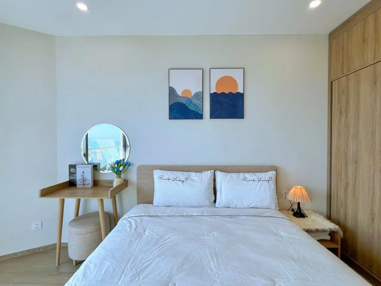 Bed in MeoMeo Homestay - The Sóng Apartment