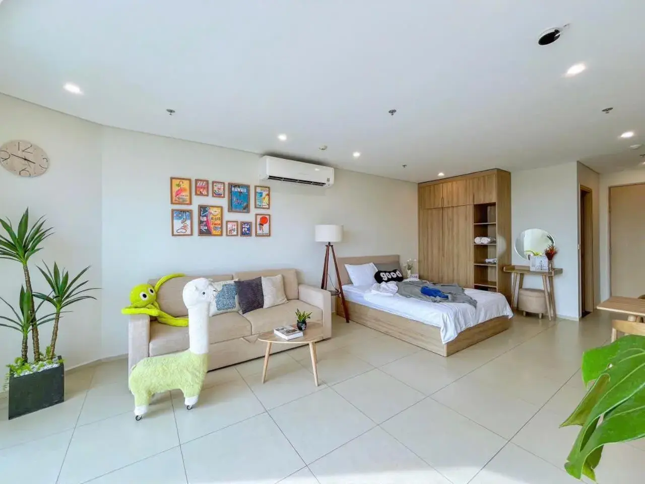 One-Bedroom Apartment with City View in MeoMeo Homestay - The Sóng Apartment One-Bedroom Apartment with City View in MeoMeo Homestay - The Sóng Apartment