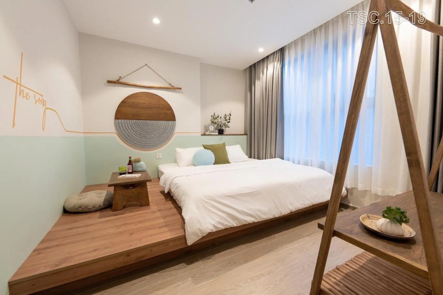 Bed in MeoMeo Homestay - The Sóng Apartment